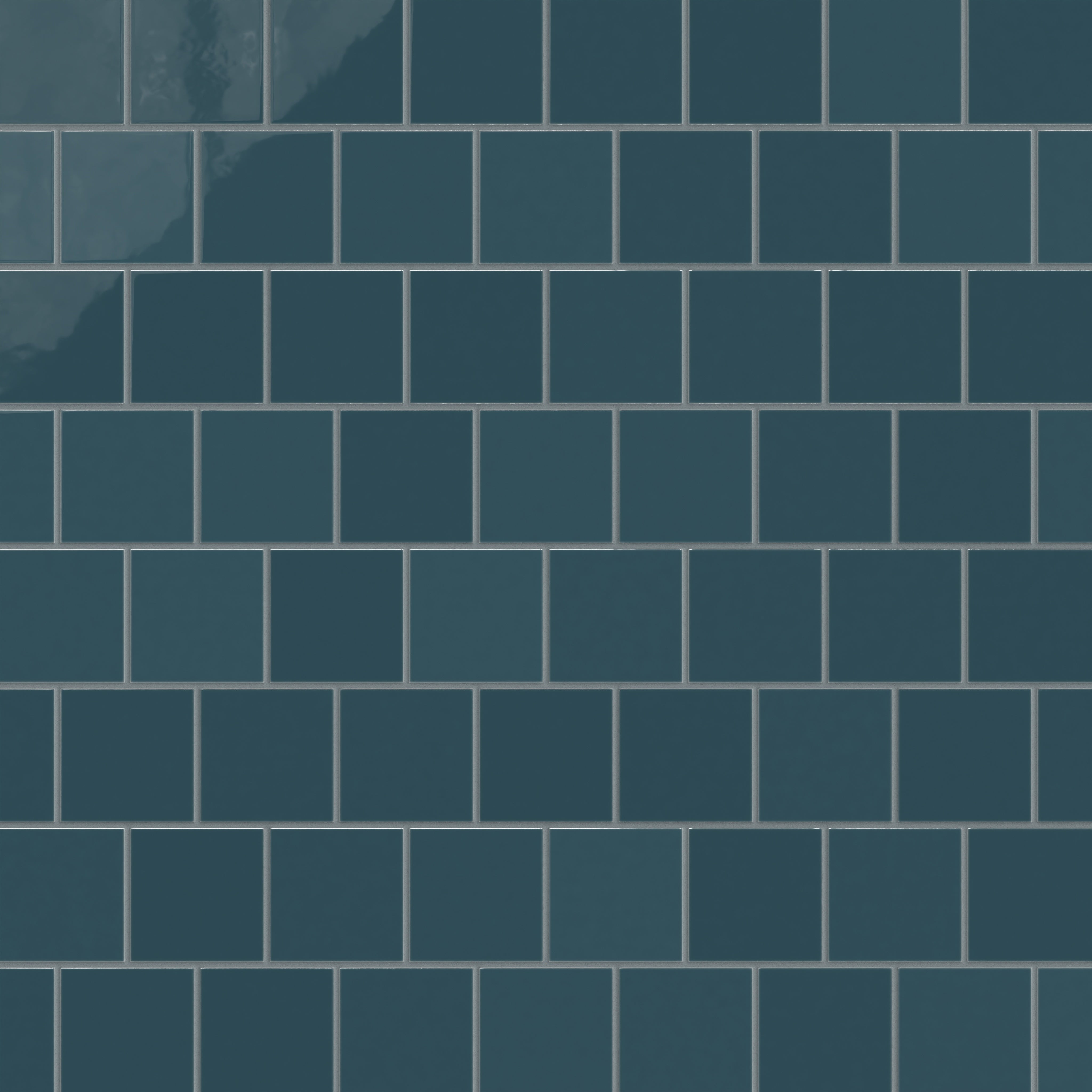 4x4 Natural Press Ceramic Tile in King Tide Gloss