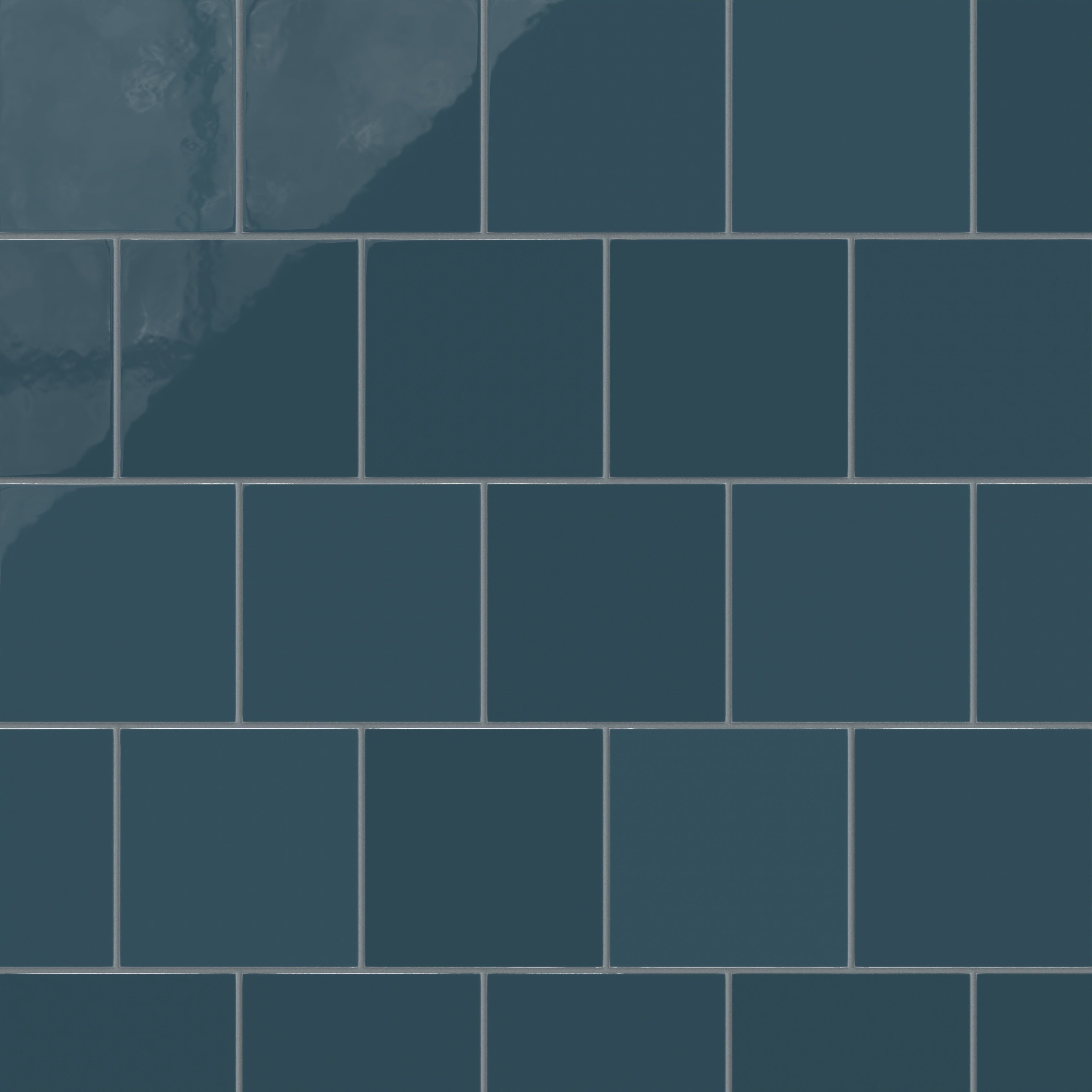 8x8 Natural Press Ceramic Tile in King Tide Gloss