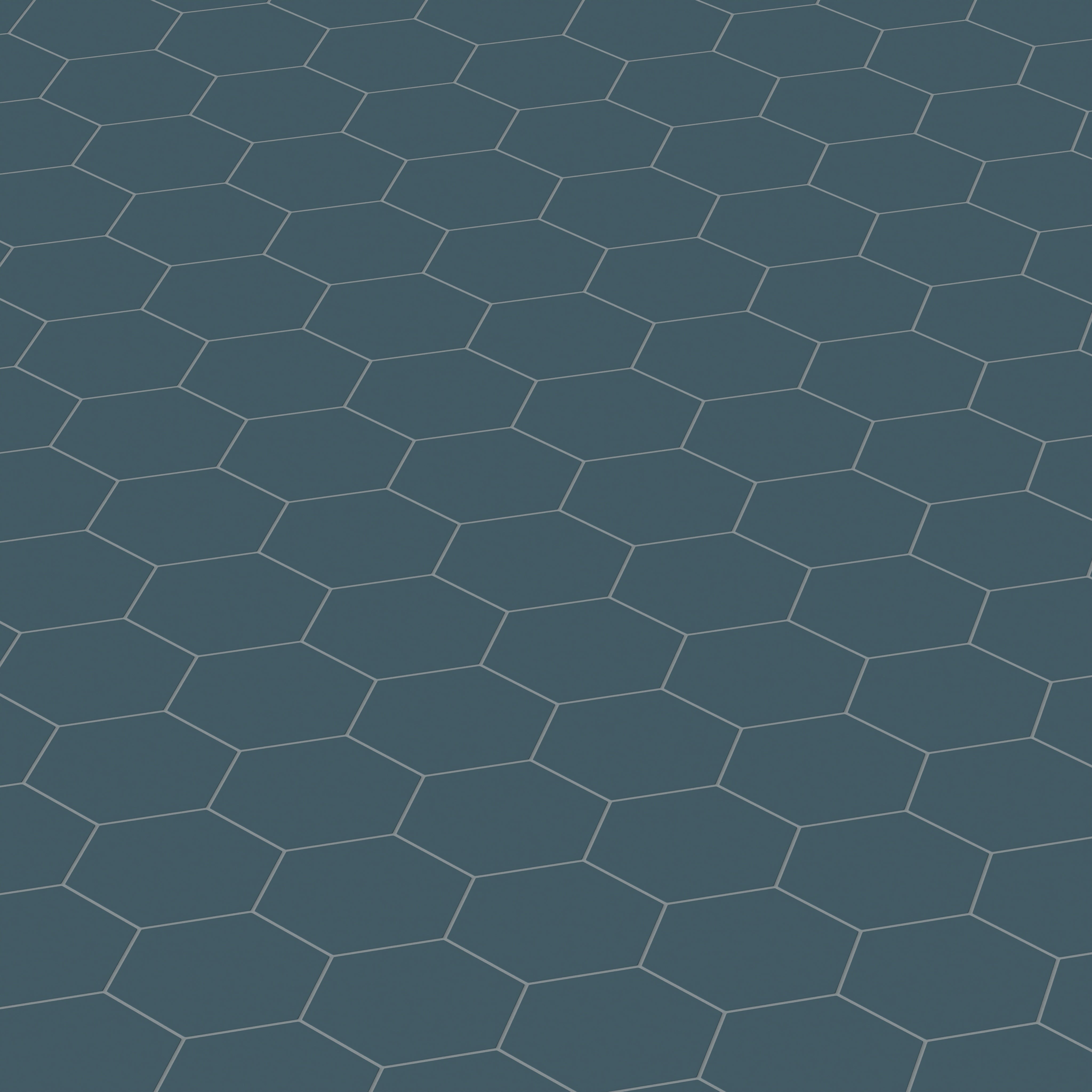 8" Hexagon Natural Press Ceramic Tile in King Tide Matte