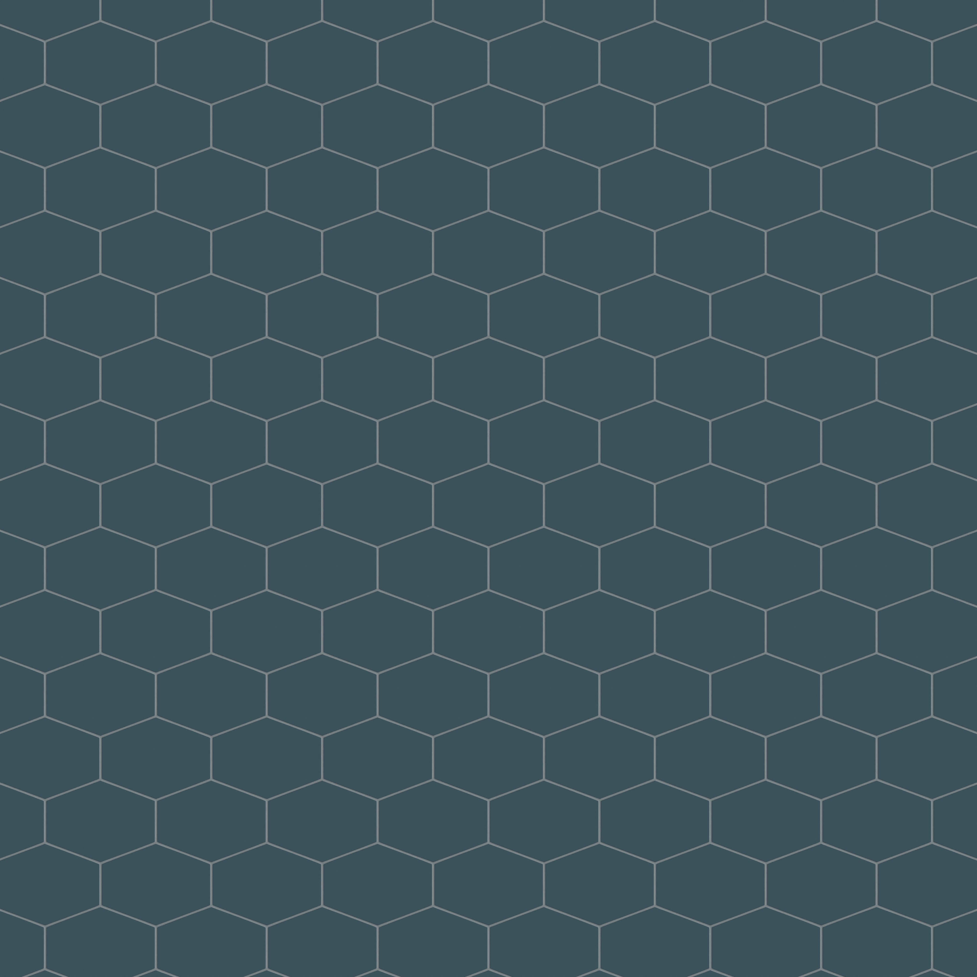 Elongated Hexagon Natural Press Ceramic Tile in King Tide Matte