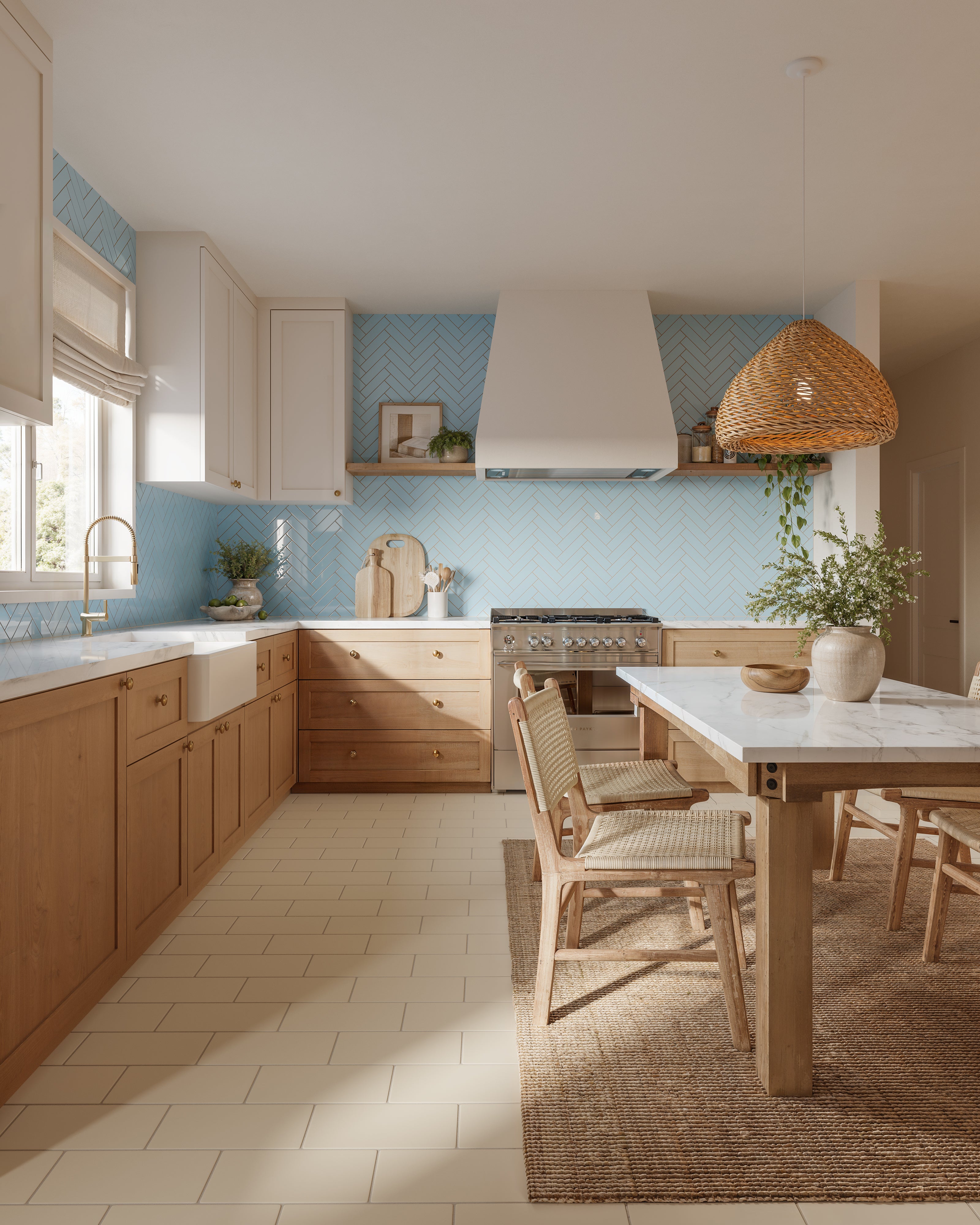 6x12 Original Ceramic Tile in Ivory Matte