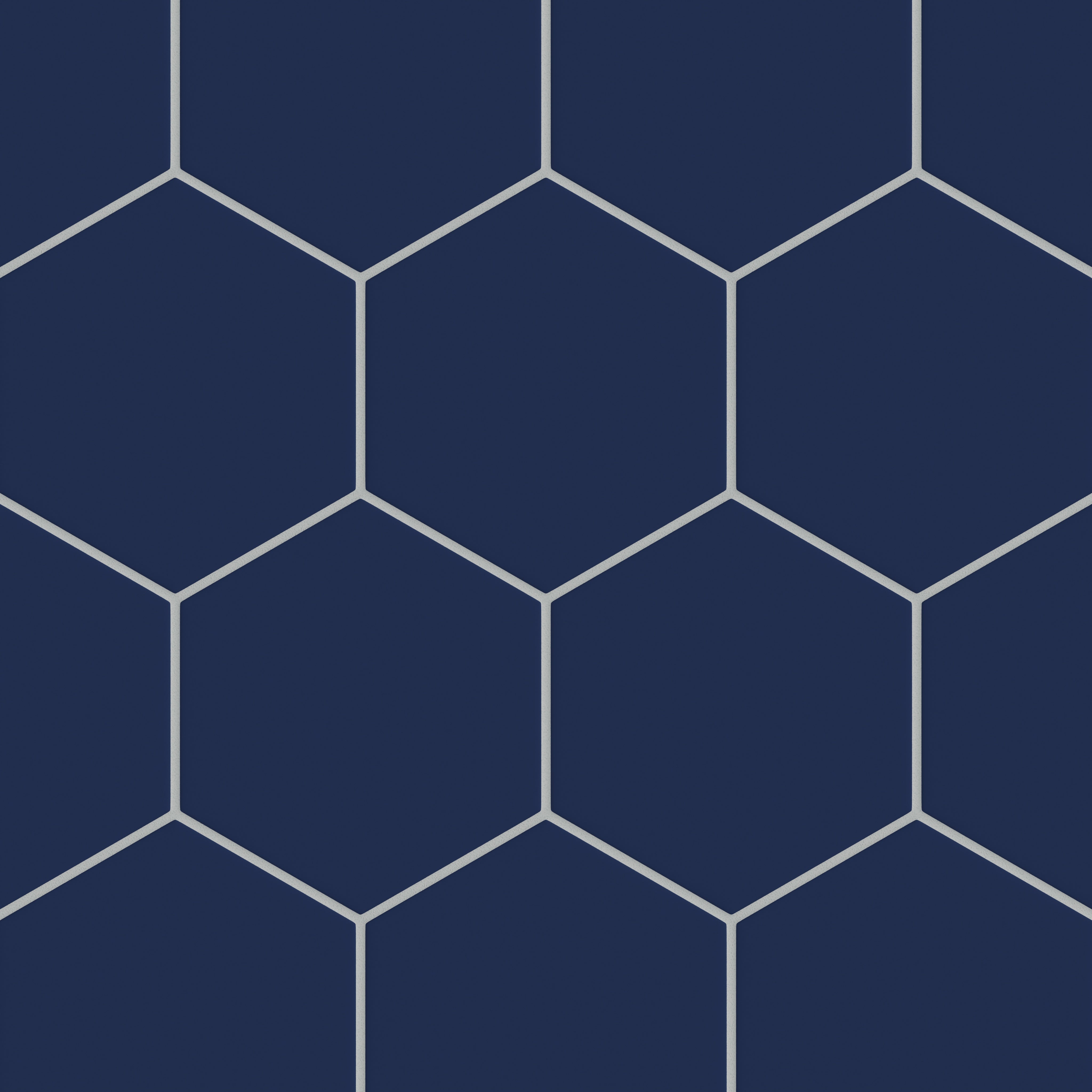 8" Hexagon Original Ceramic Tile in Lake Tahoe Matte