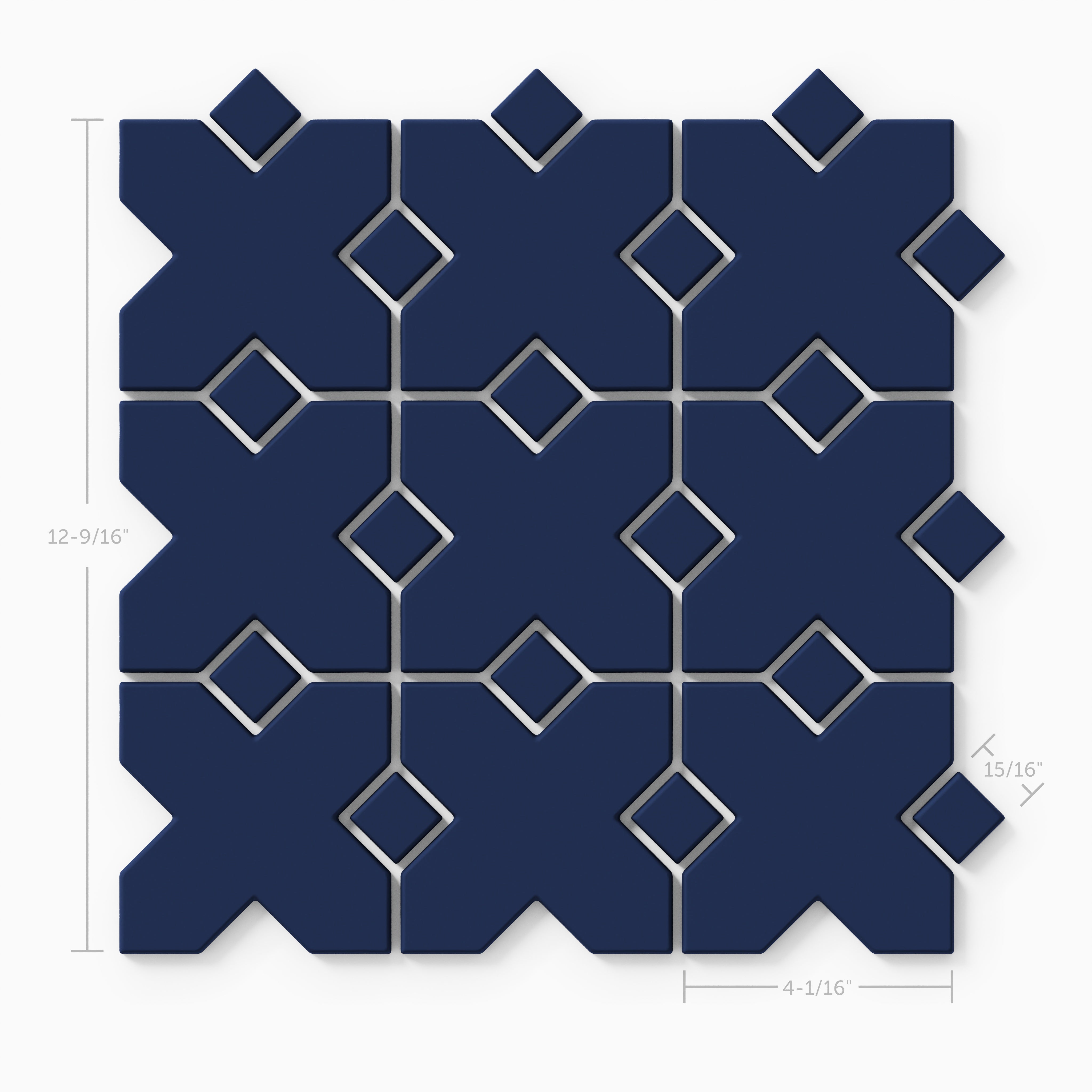 Hacienda Sheeted Original Ceramic Tile in Lake Tahoe Matte