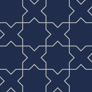 Star & Cross Original Ceramic Tile in Lake Tahoe Matte