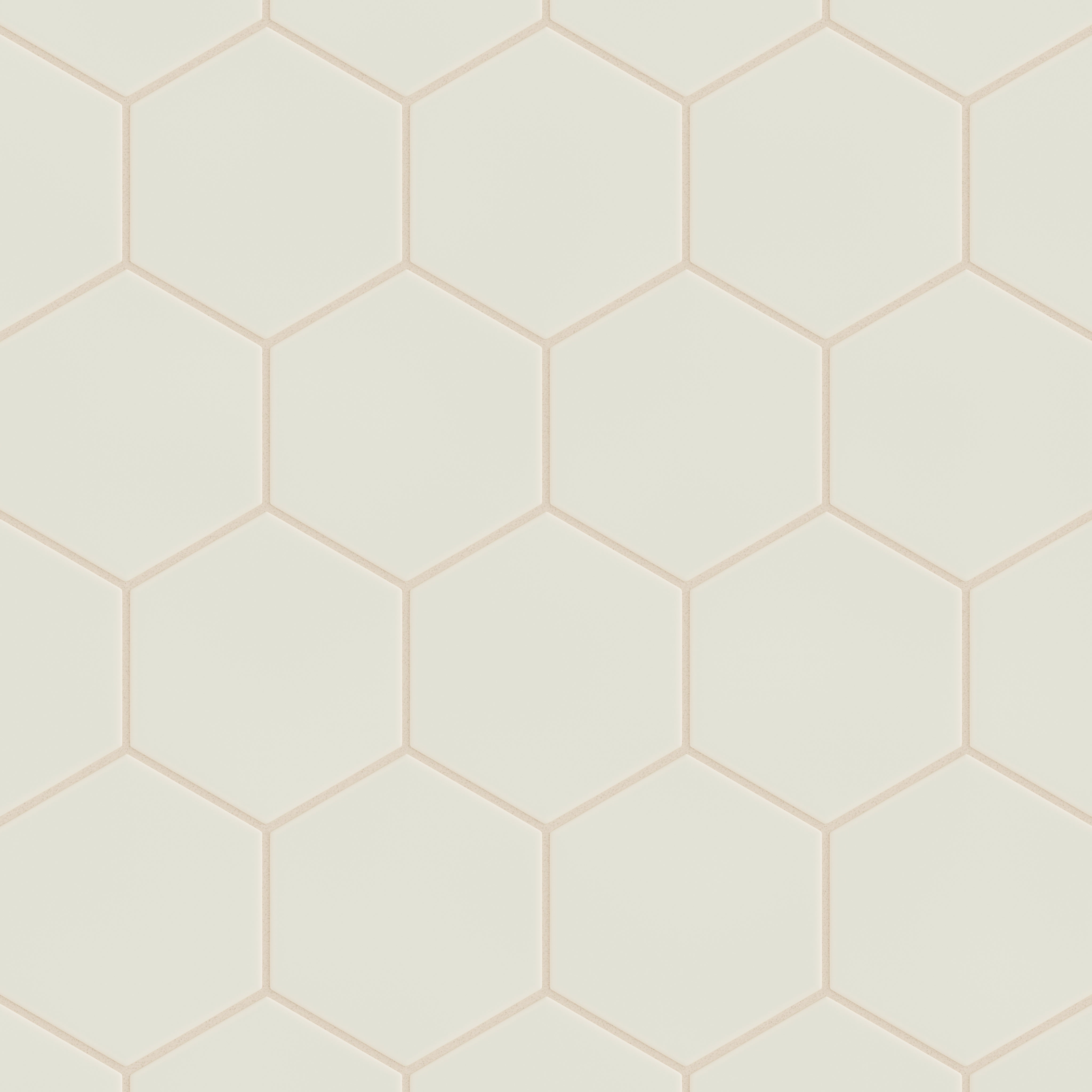 6" Hexagon Original Ceramic Tile in Limewash Matte