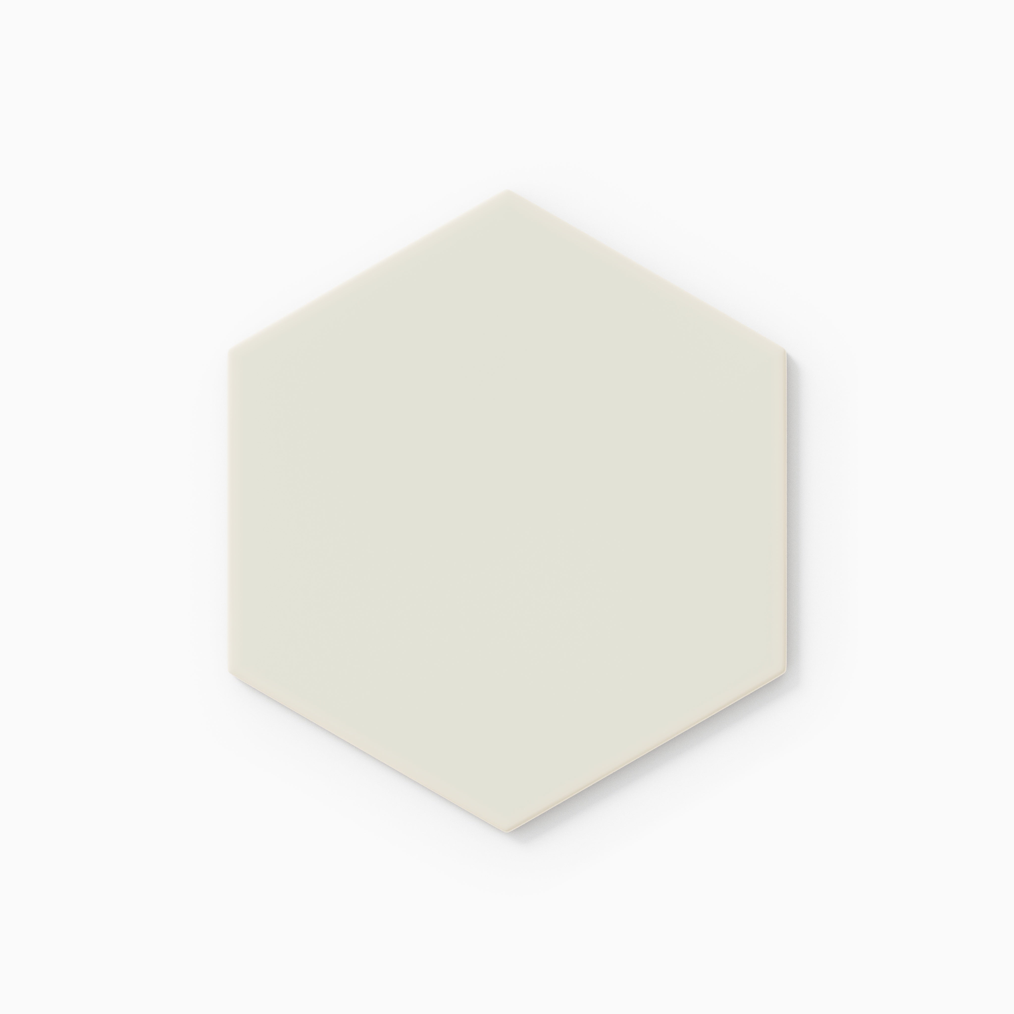 6" Hexagon Original Ceramic Tile in Limewash Matte