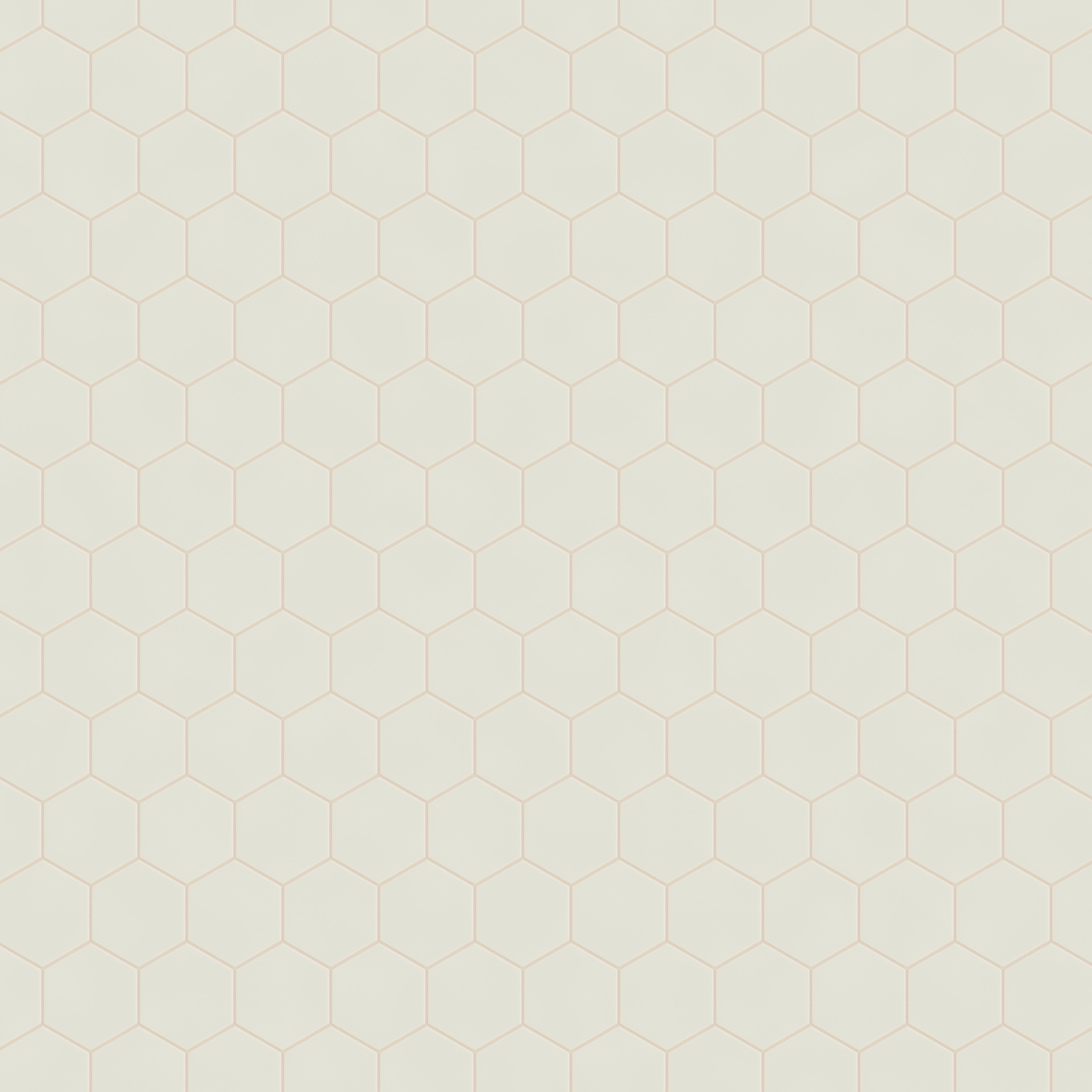 6" Hexagon Original Ceramic Tile in Limewash Matte