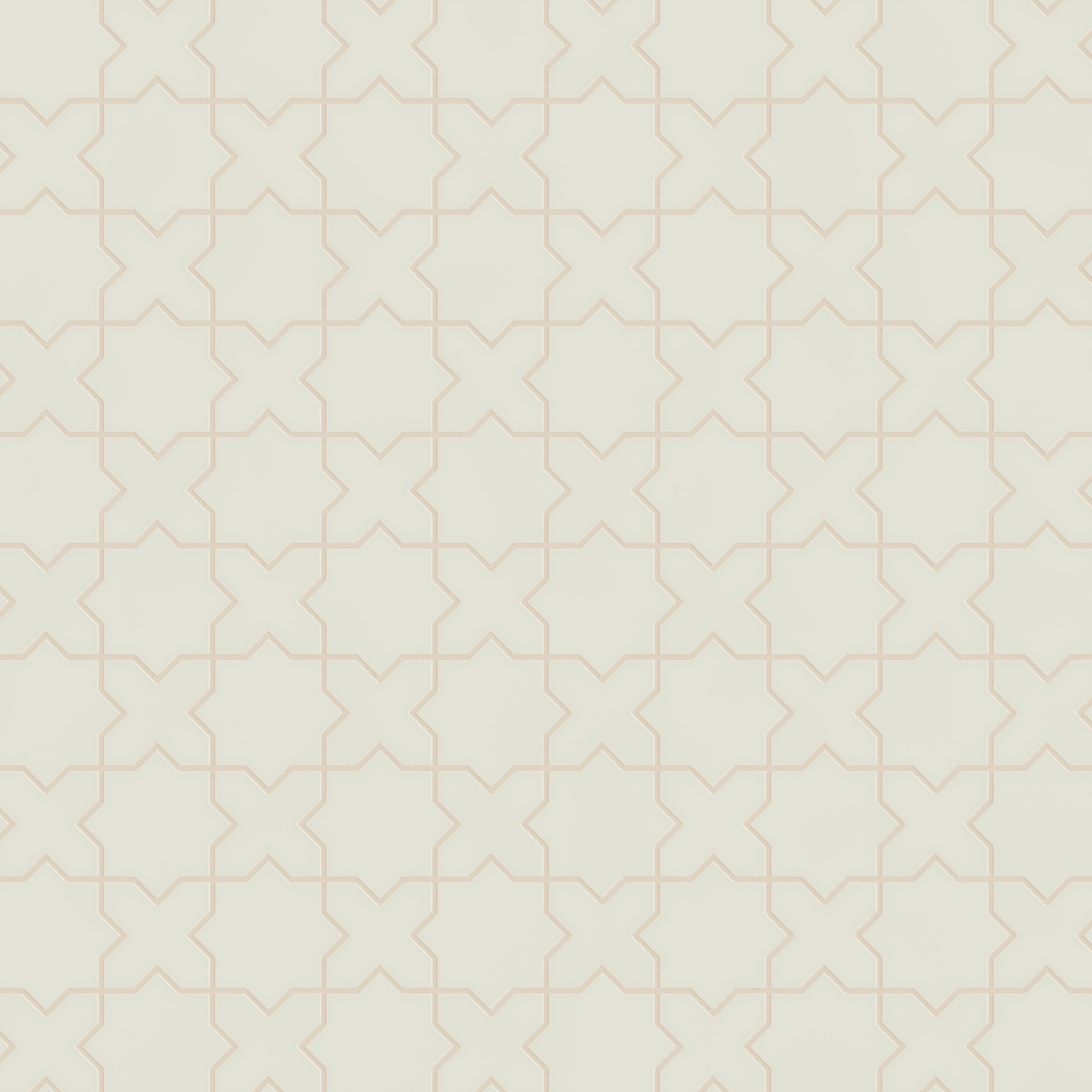 Mini Star & Cross Original Ceramic Tile in Limewash Matte
