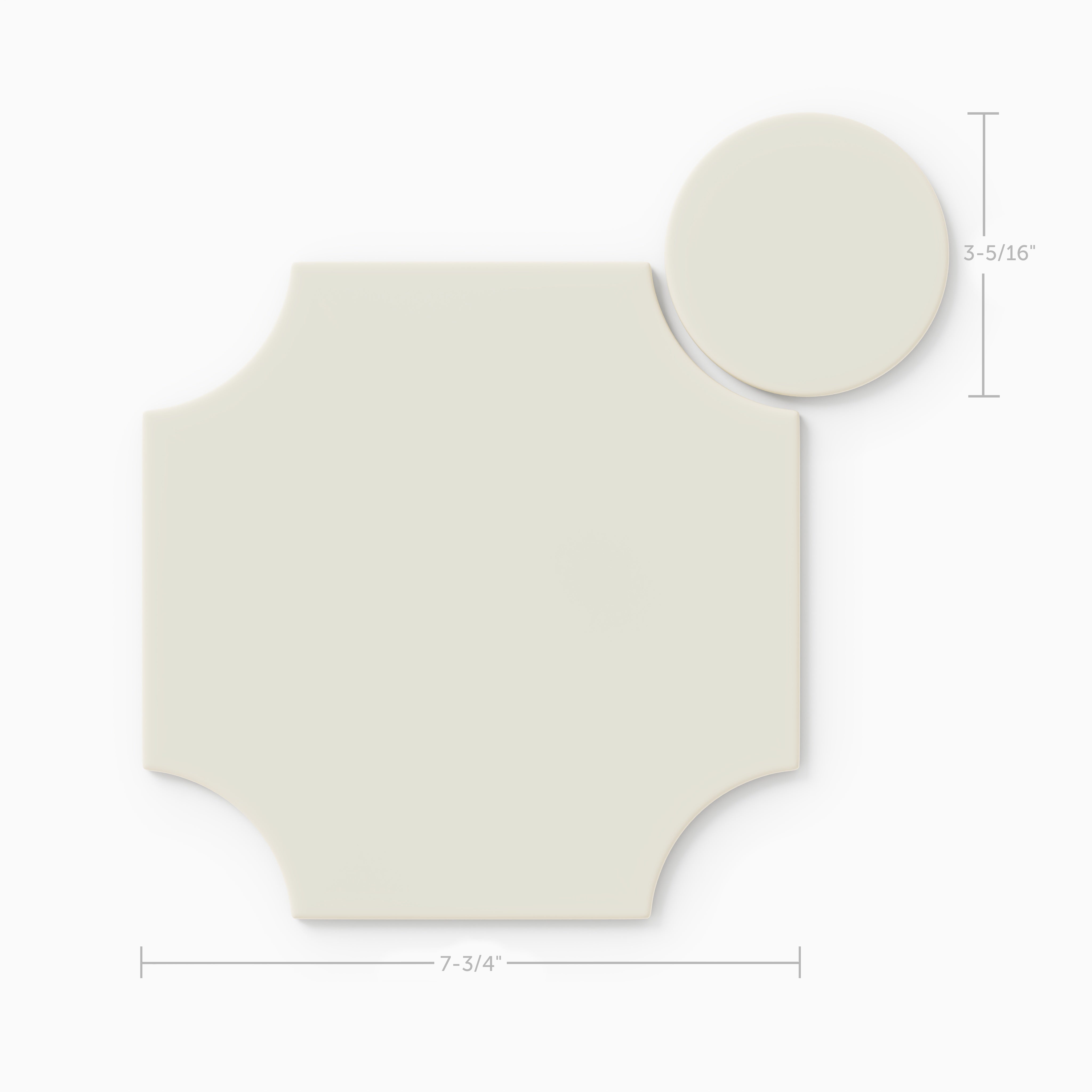 Portico Original Ceramic Tile in Limewash Matte