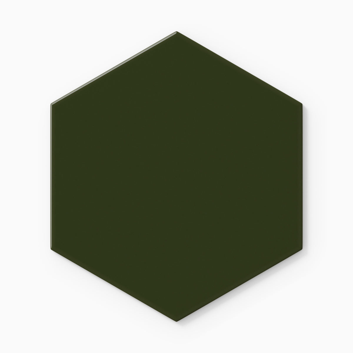 8" Hexagon Original Ceramic Tile in Lone Pine Gloss