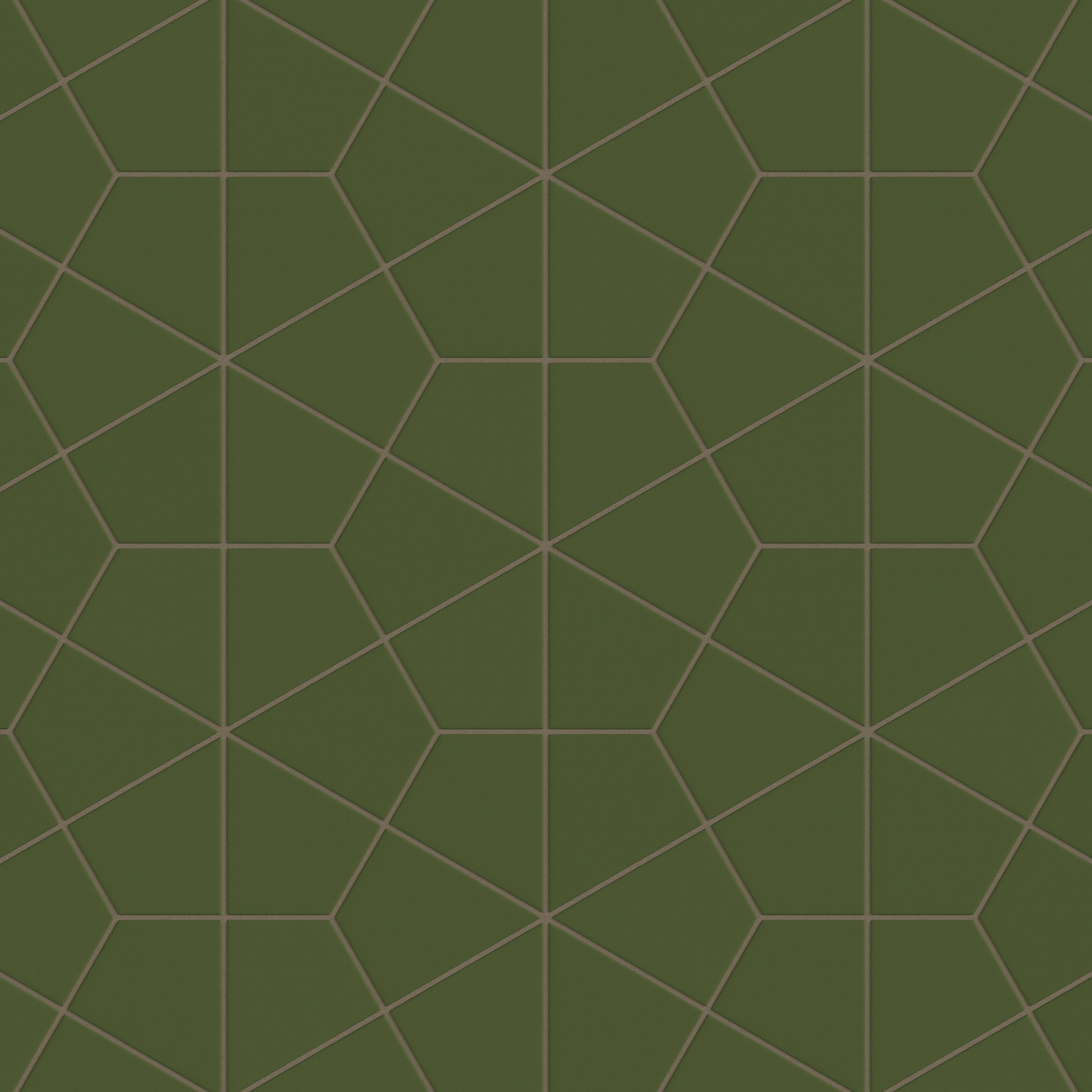 Hexite Original Ceramic Tile in Lone Pine Matte