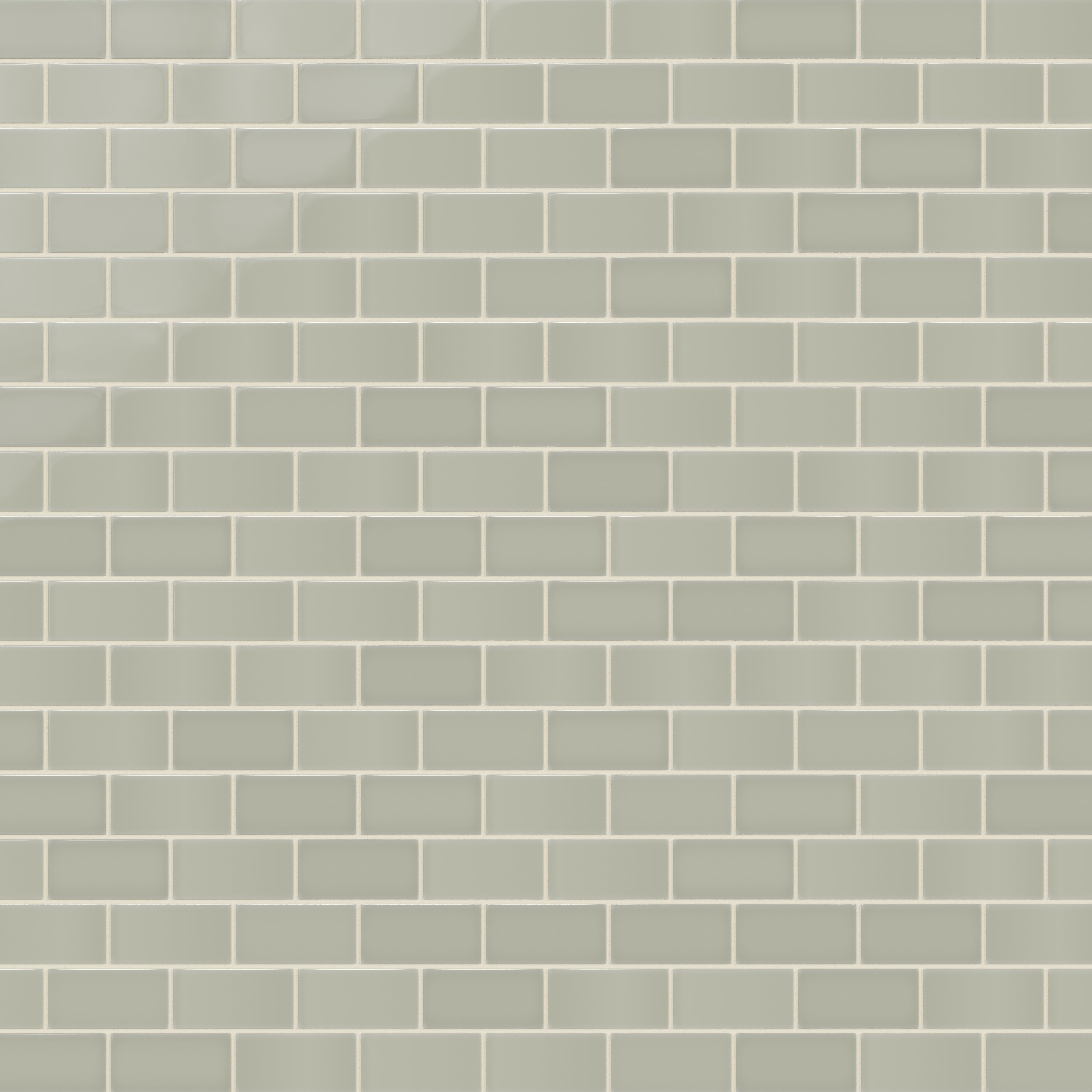 2x4 Half Offset Sheeted Natural Press Ceramic Mosaic Tile in Manzanita Gloss