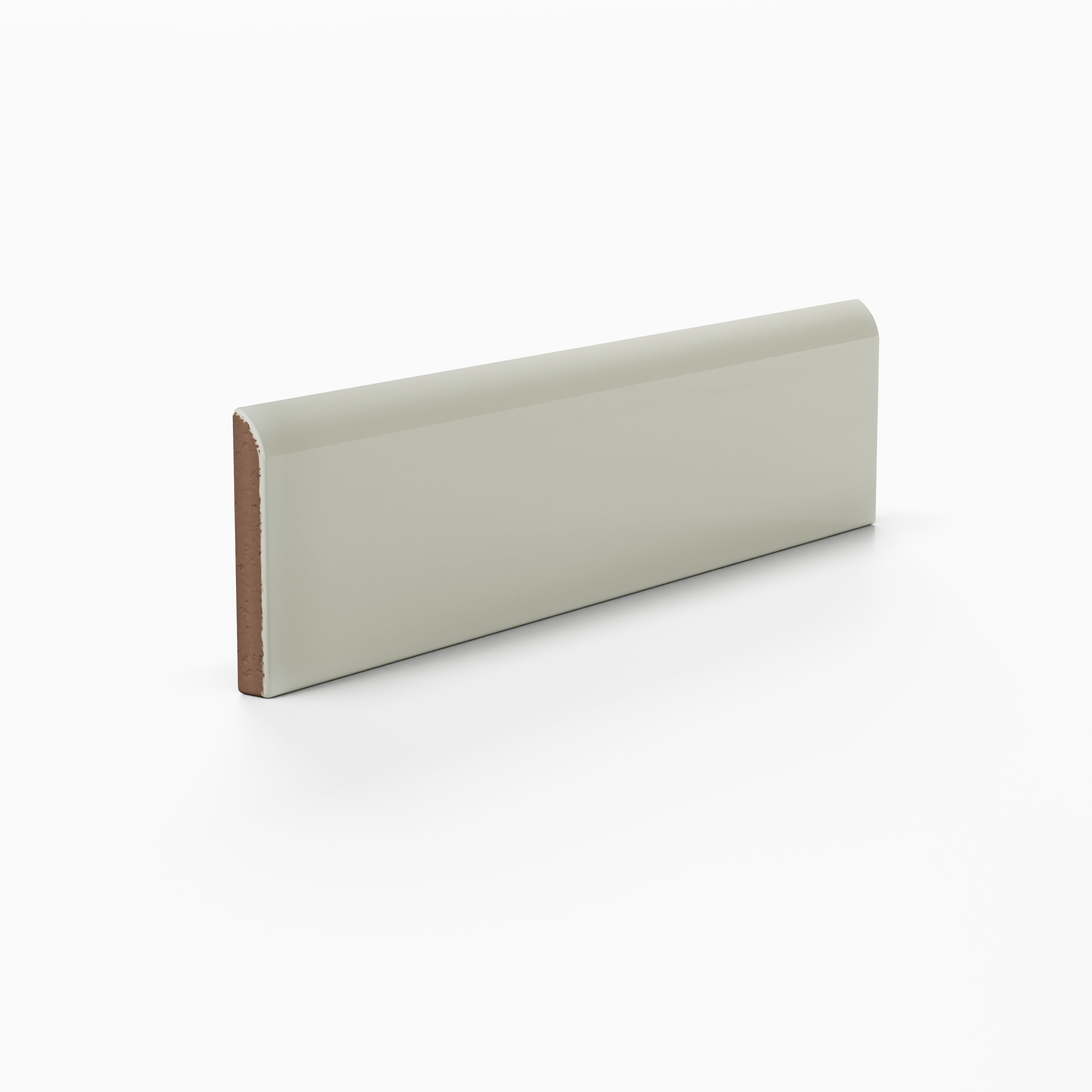 Quick Ship 2x8 Long Edge Bullnose Natural Press Trim in Manzanita Gloss