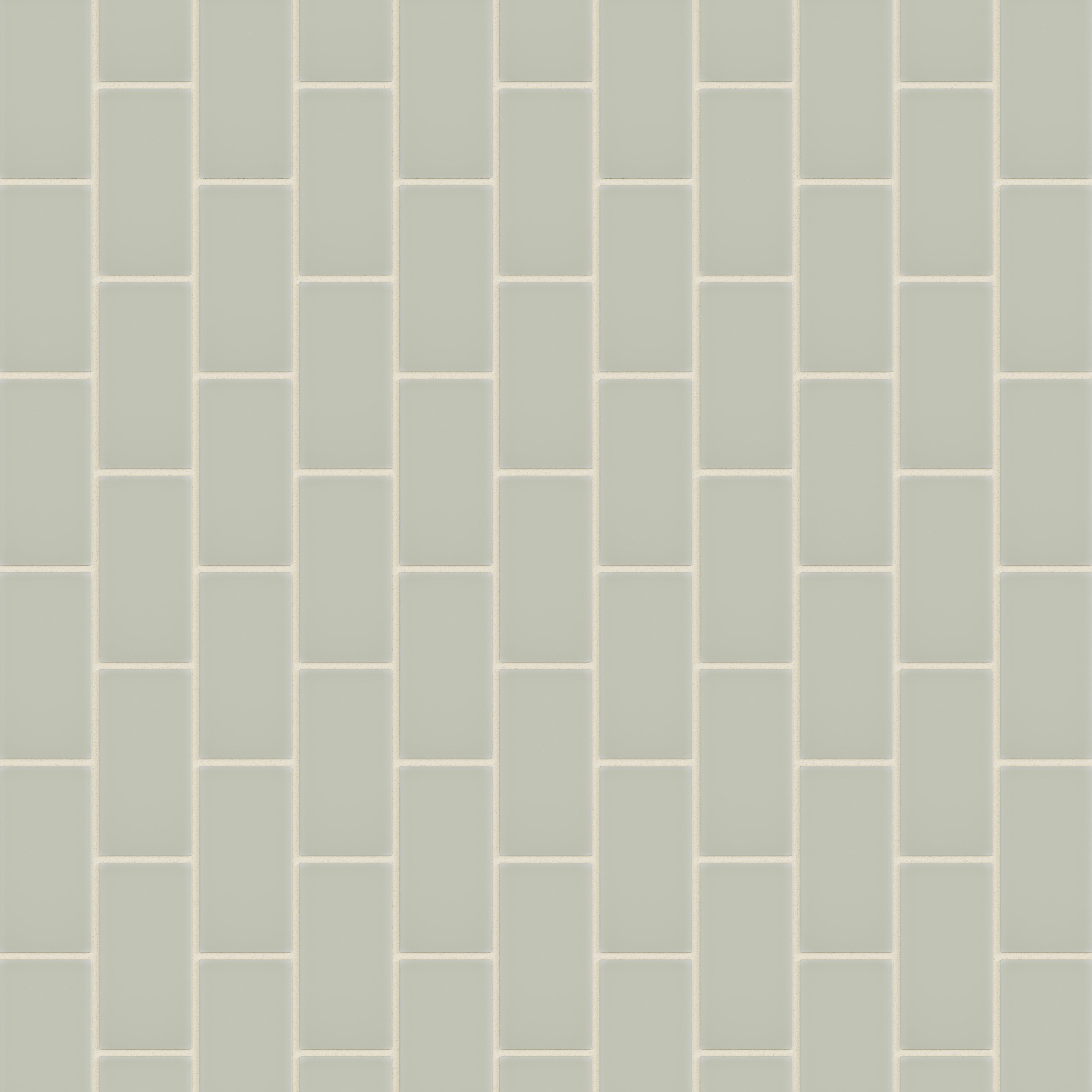 2x4 Half Offset Sheeted Natural Press Ceramic Mosaic Tile in Manzanita Matte
