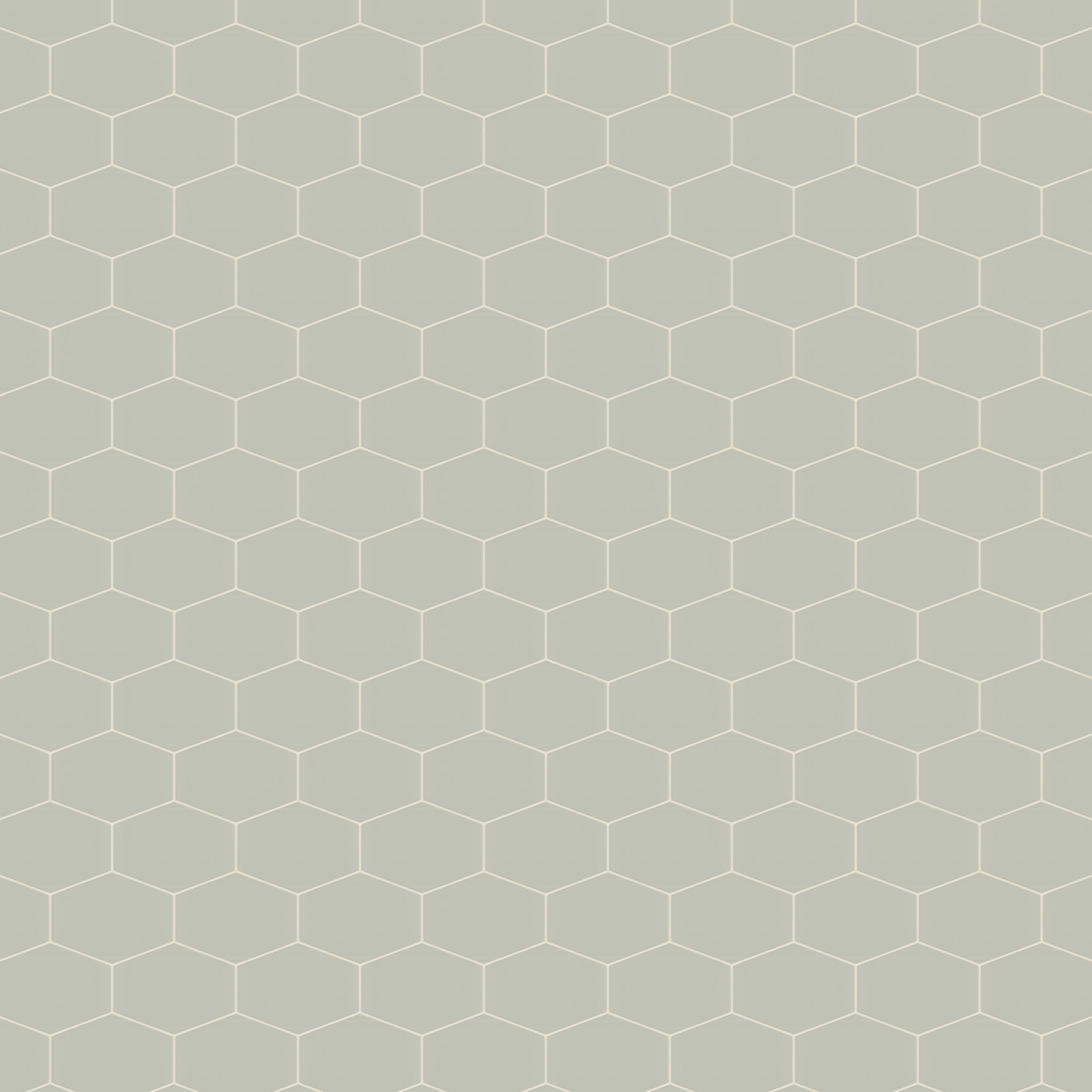 Elongated Hexagon Natural Press Ceramic Tile in Manzanita Matte