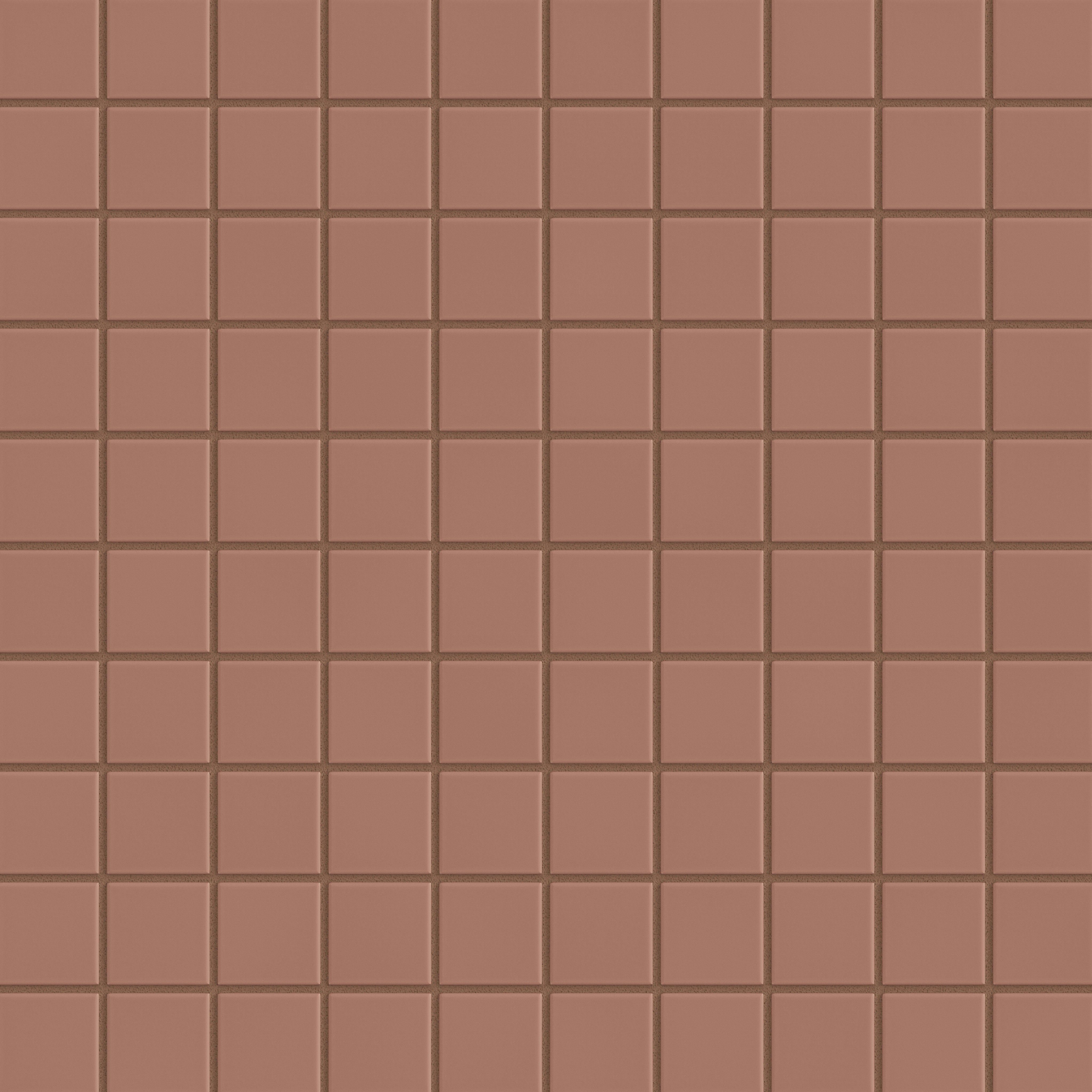 2x2 Straight Set Sheeted Original Ceramic Mosaic Tile in Mauve Matte