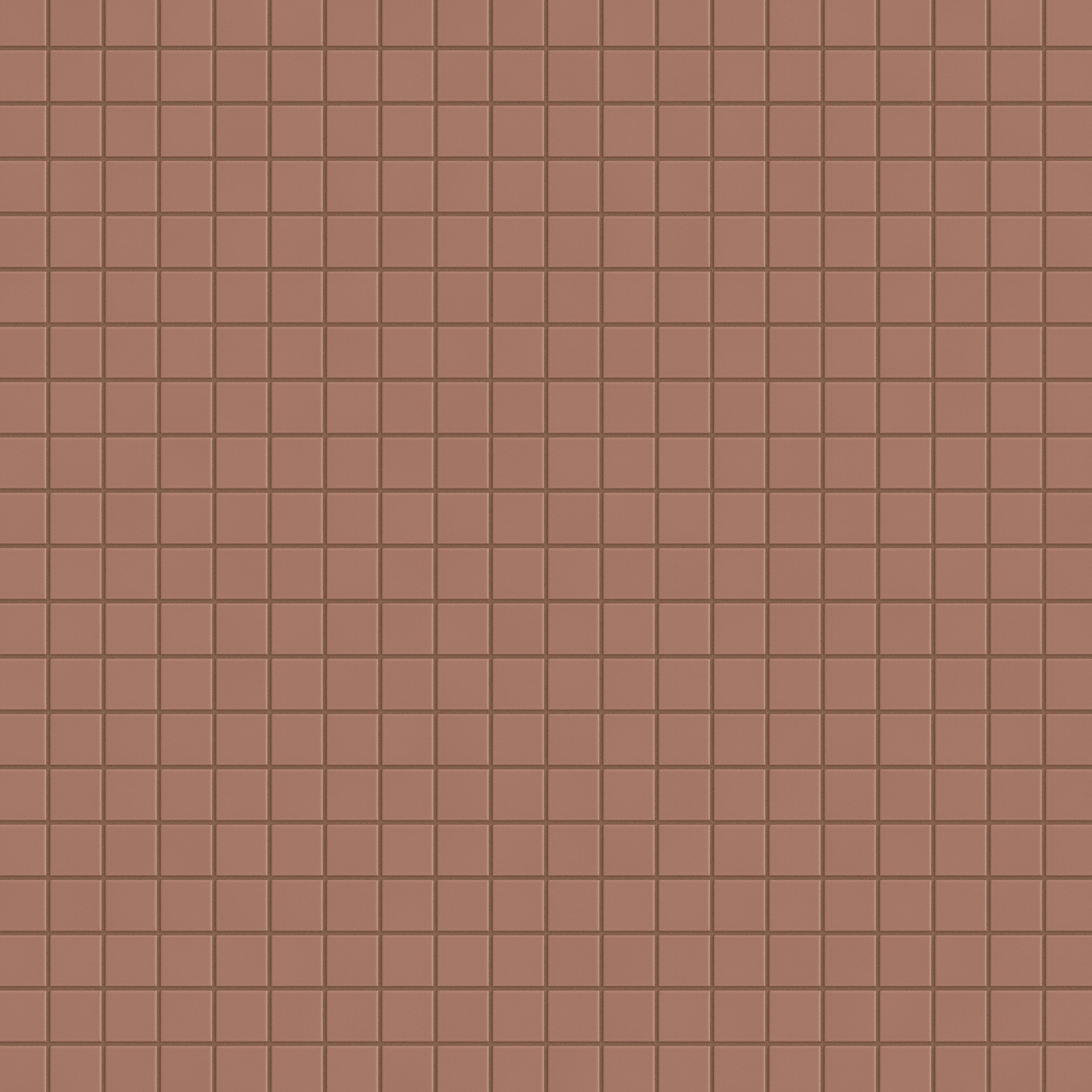 2x2 Straight Set Sheeted Original Ceramic Mosaic Tile in Mauve Matte