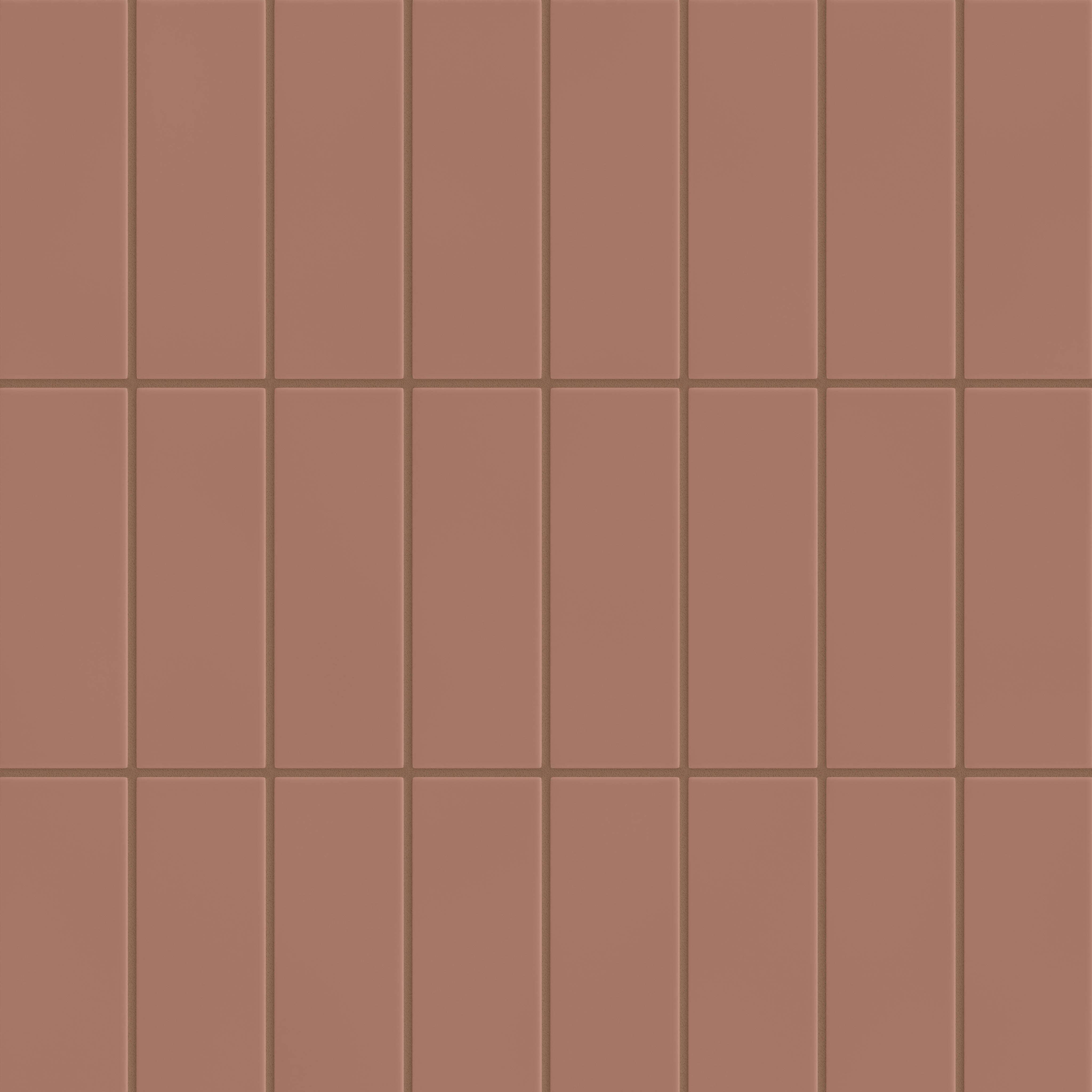 3x9 Original Ceramic Tile in Mauve Matte