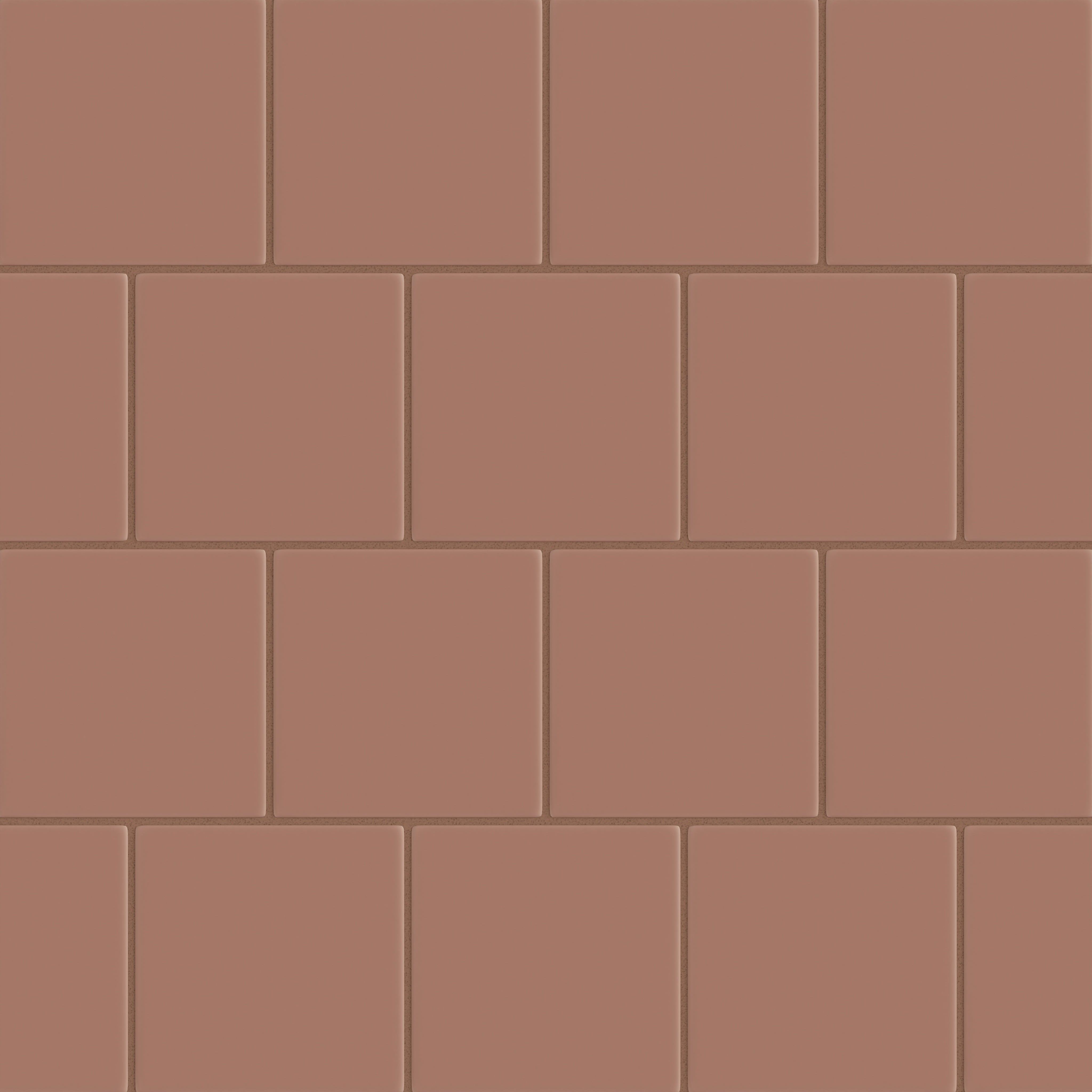 6x6 Original Ceramic Tile in Mauve Matte