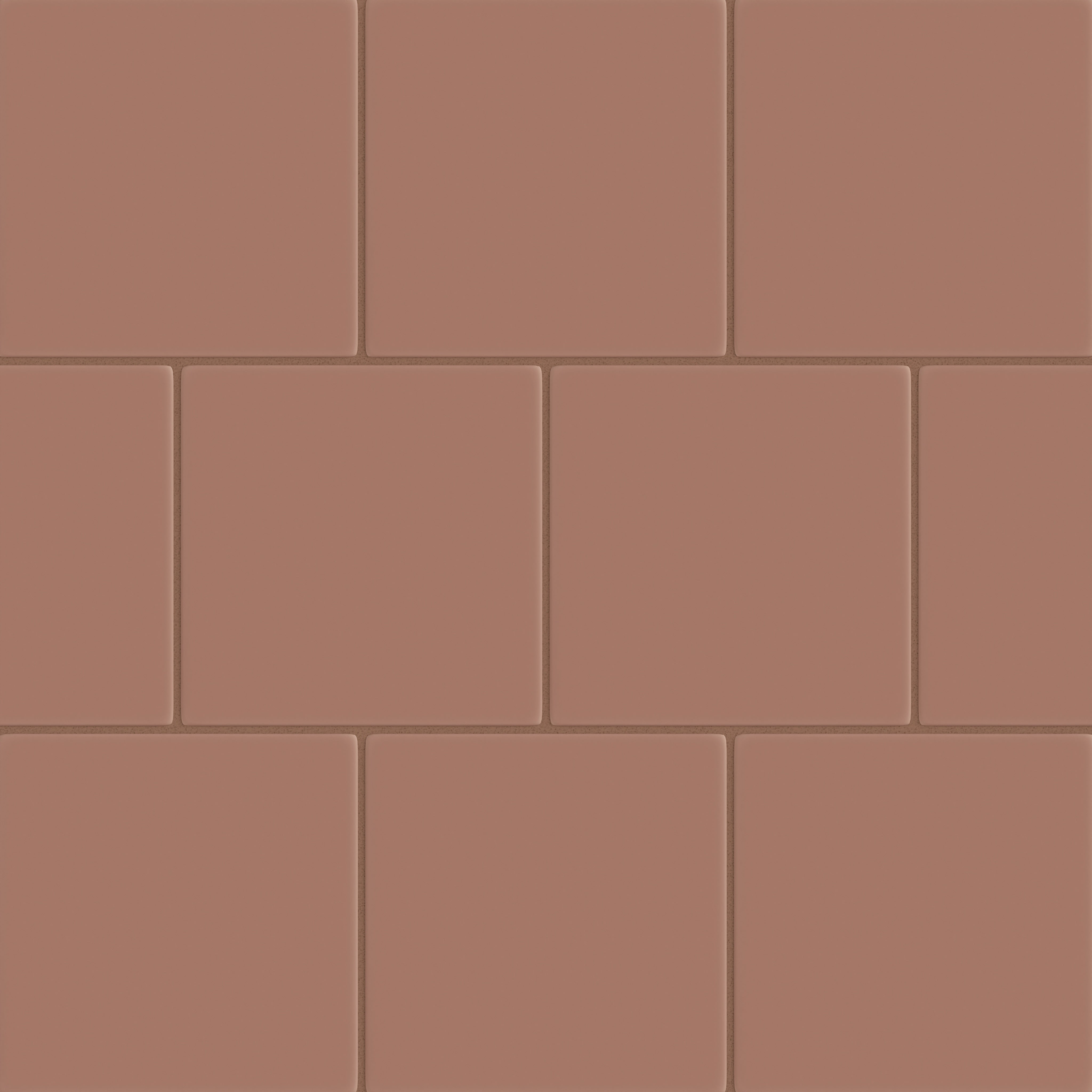 8x8 Original Ceramic Tile in Mauve Matte