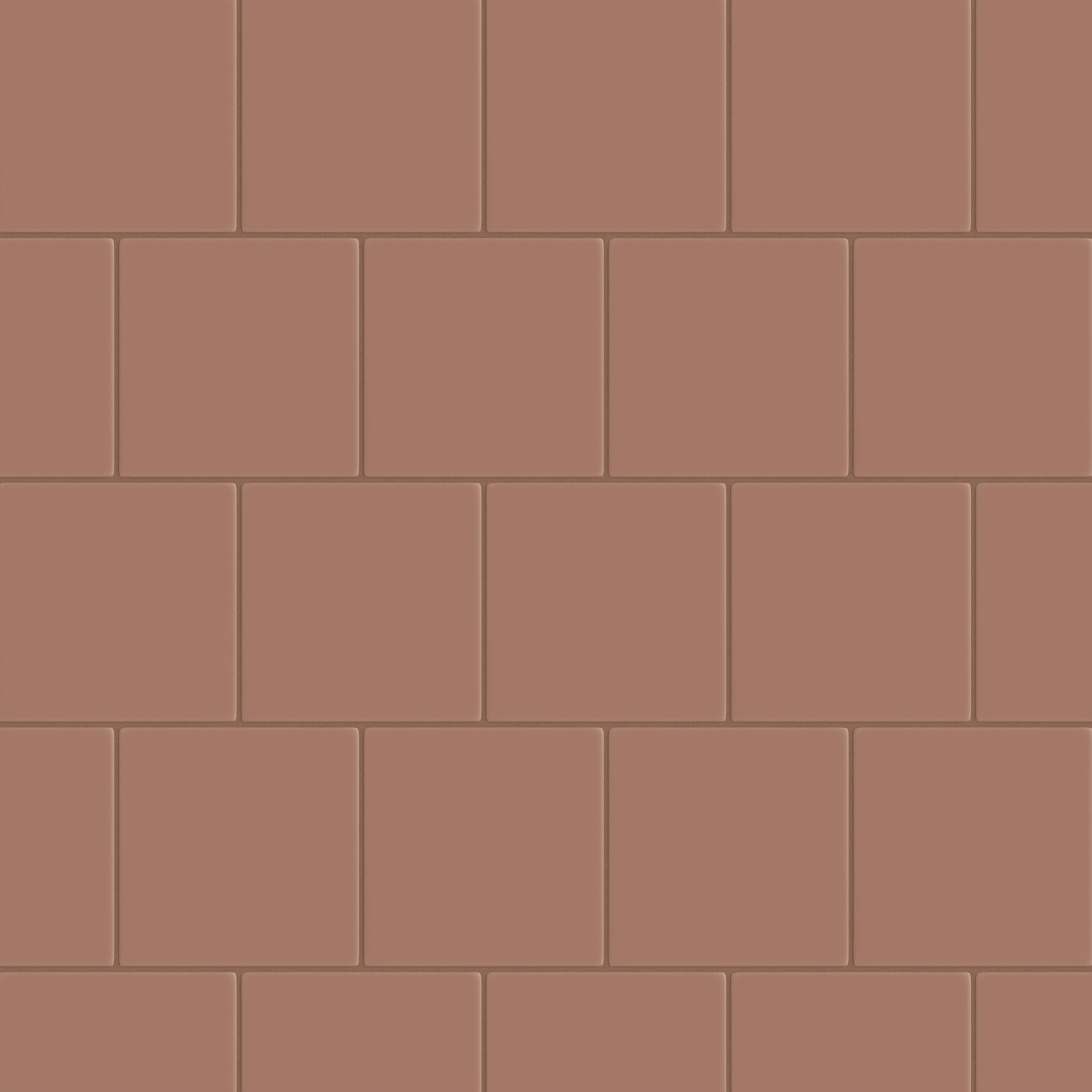 8x8 Original Ceramic Tile in Mauve Matte