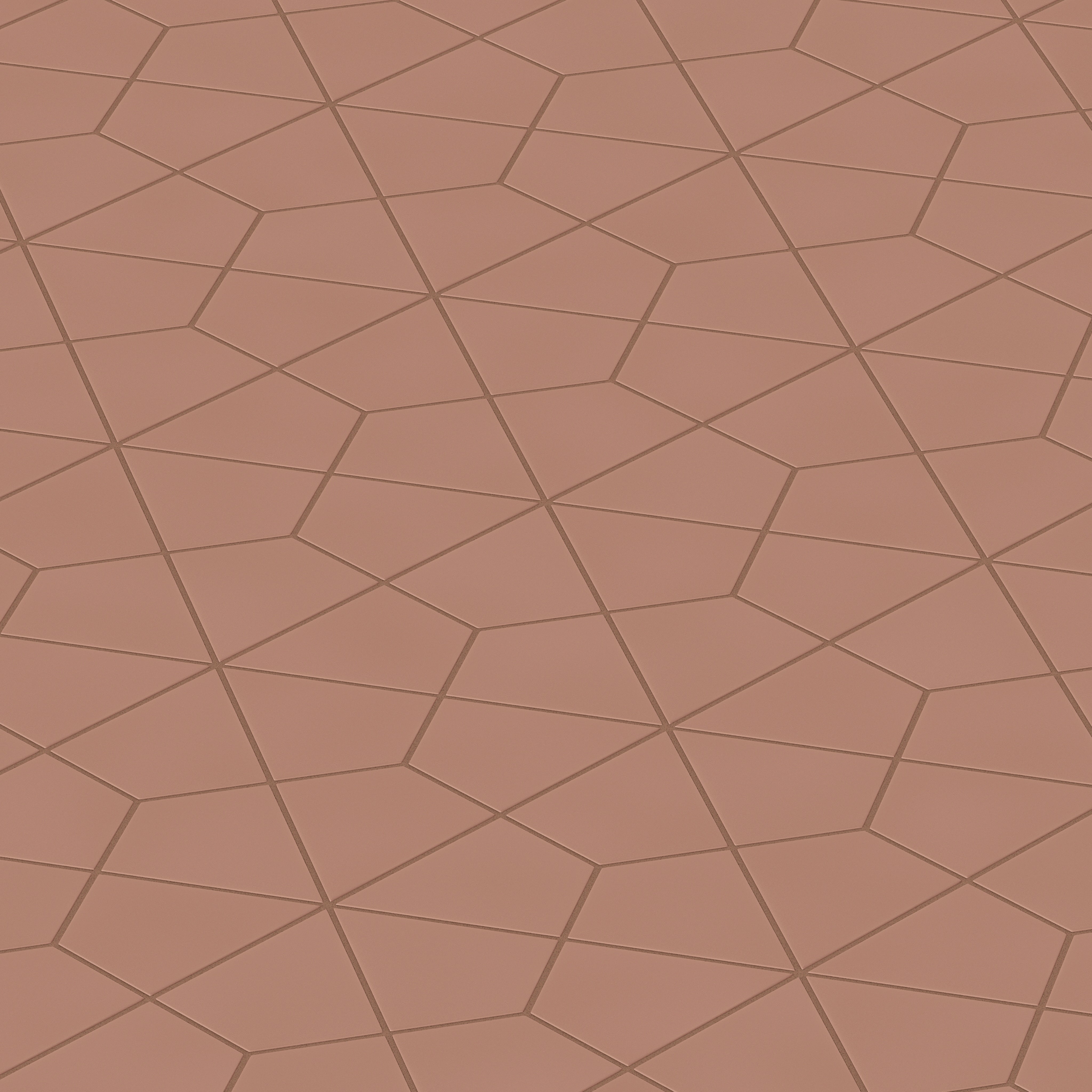 Hexite Original Ceramic Tile in Mauve Matte