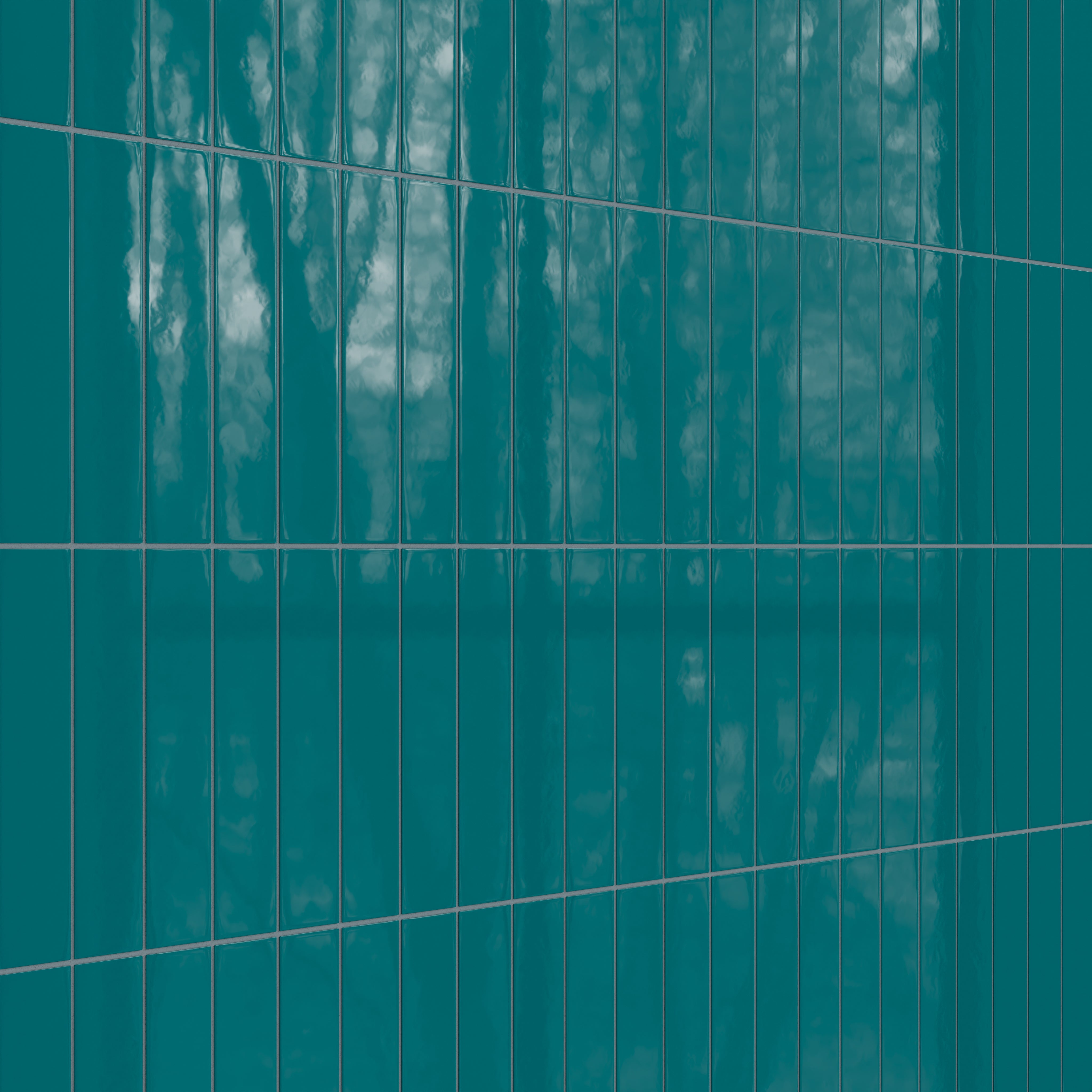 3x12 Natural Press Ceramic Tile in Maya Blue Gloss