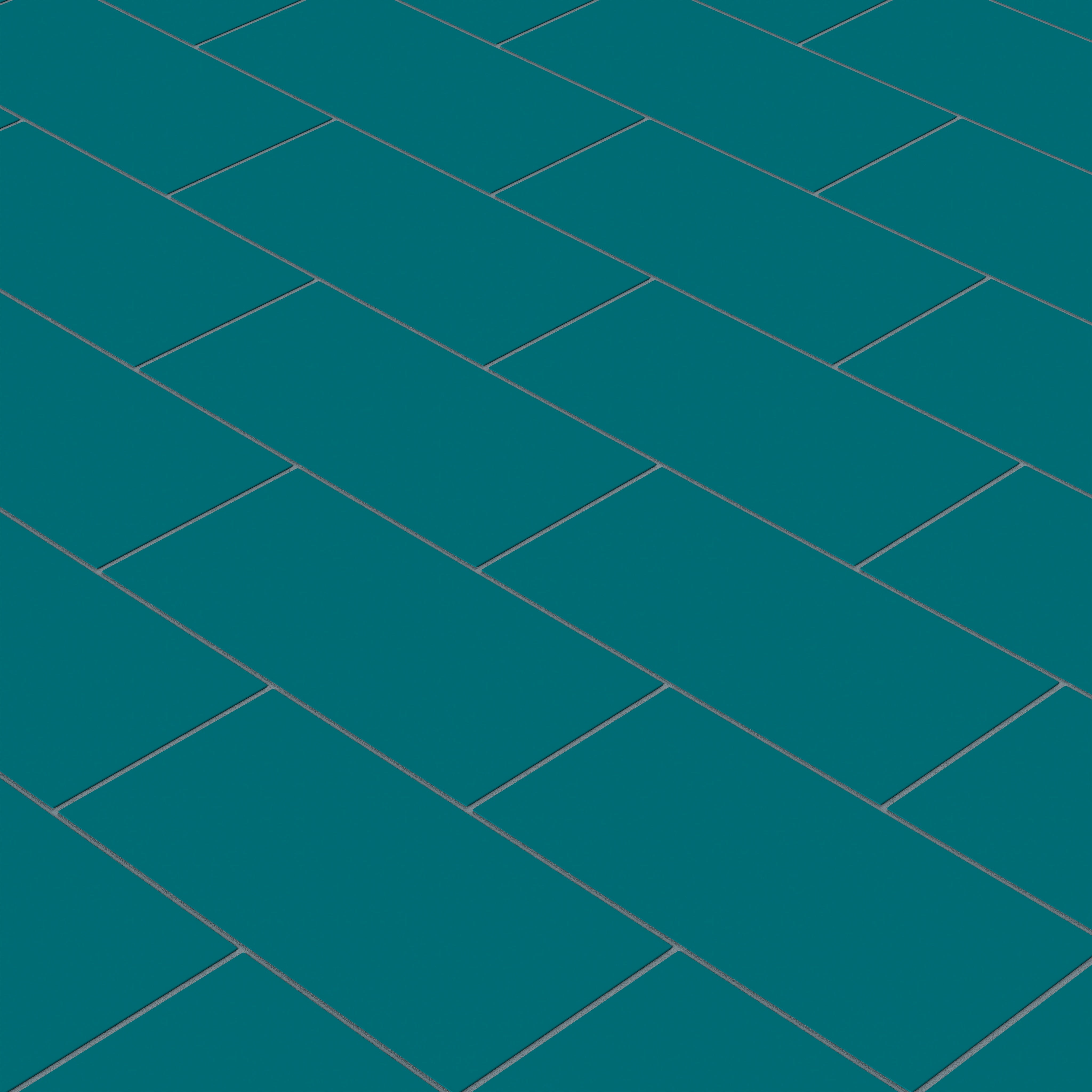 6x12 Natural Press Ceramic Tile in Maya Blue Matte