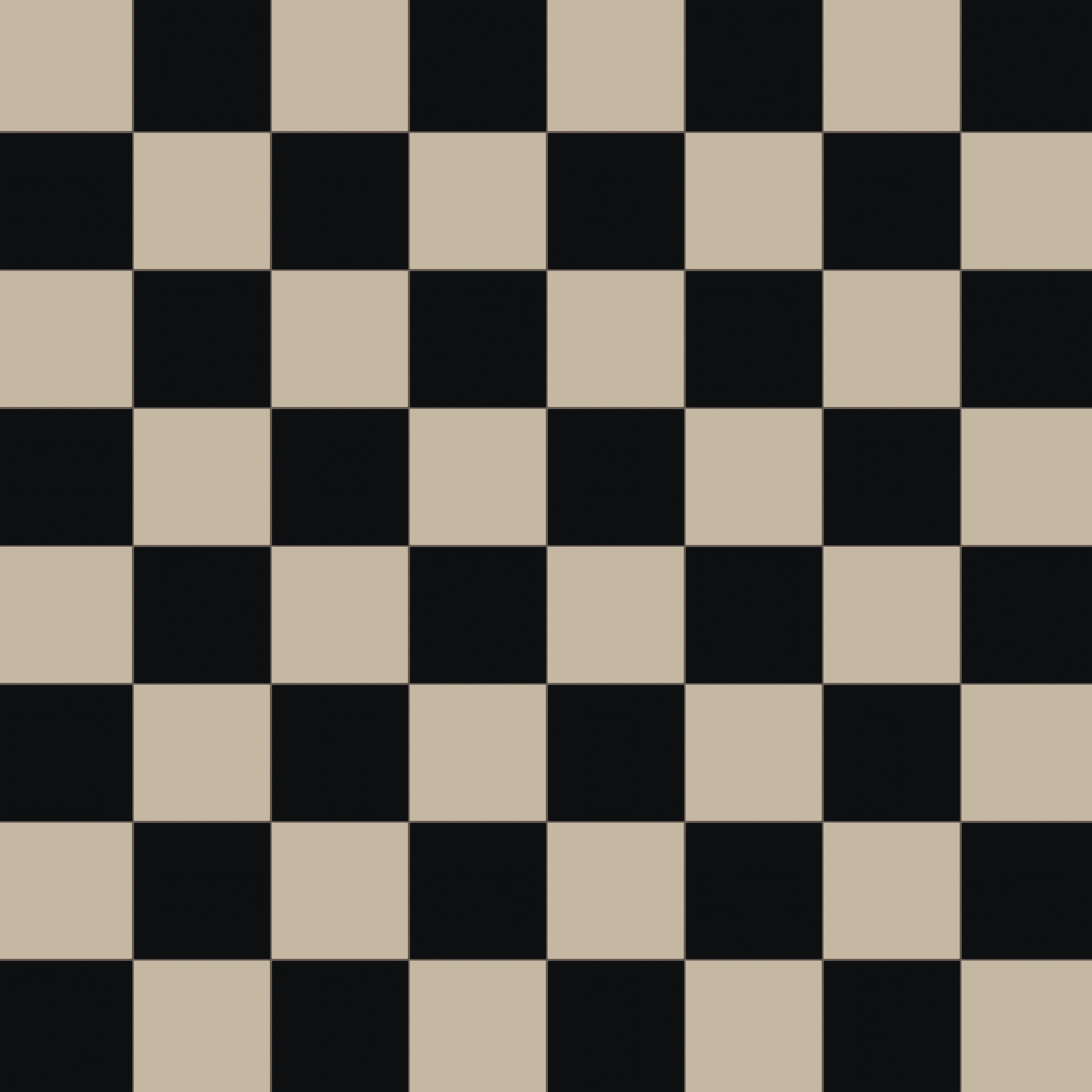 12x12 Natural Press Ceramic Tile in Morel and Bone Black Matte
