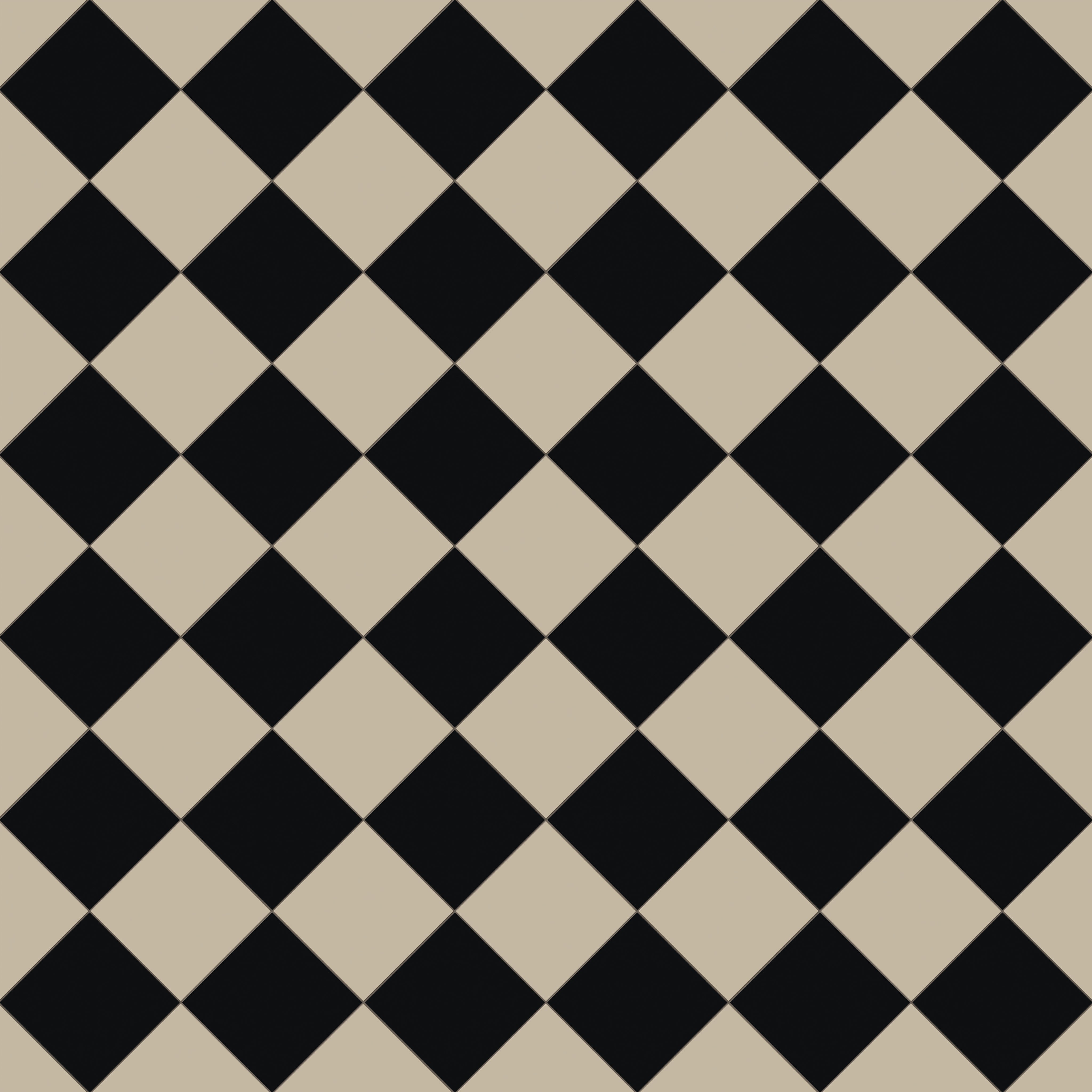 12x12 Natural Press Ceramic Tile in Morel and Bone Black Matte