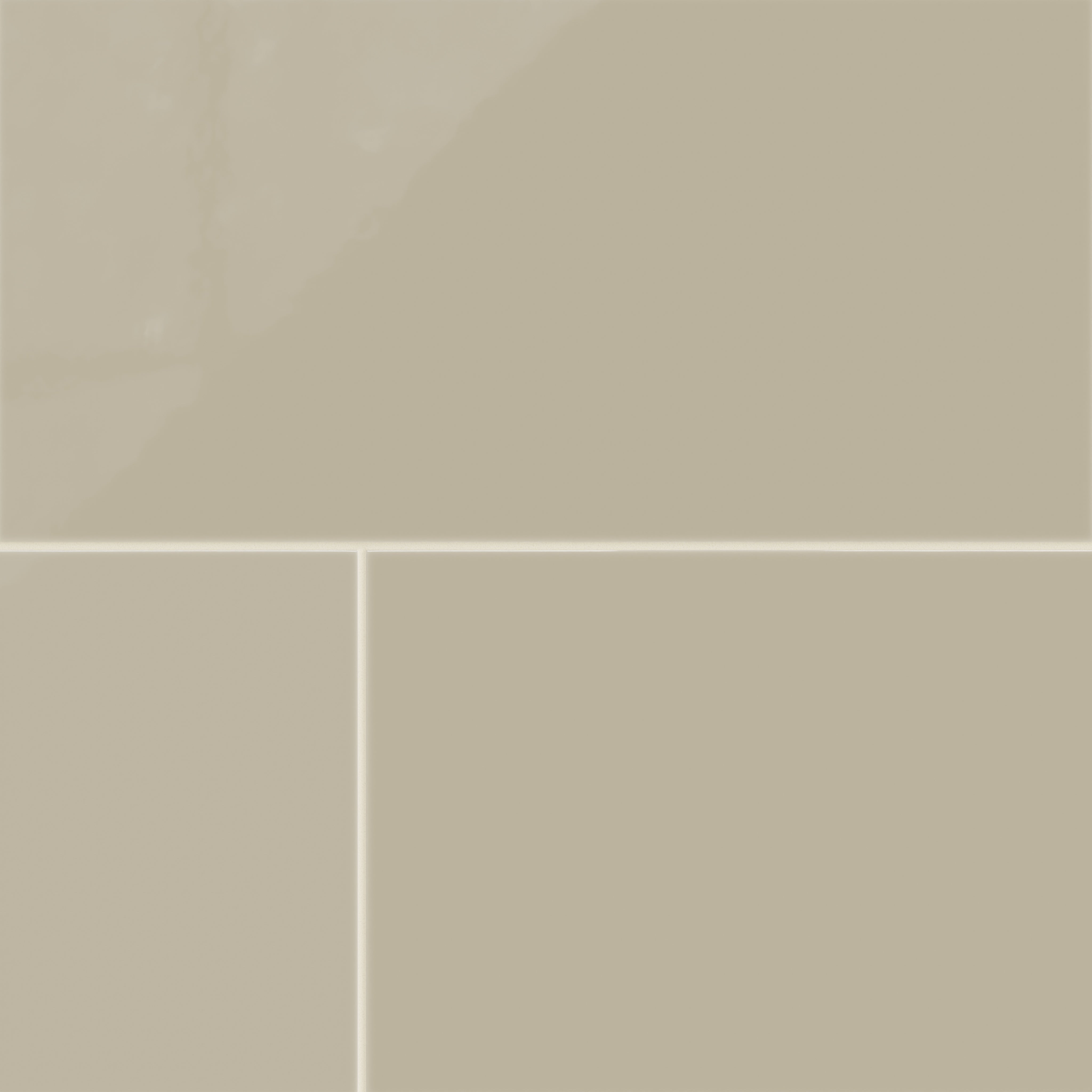 12x24 Natural Press Ceramic Tile in Morel Gloss