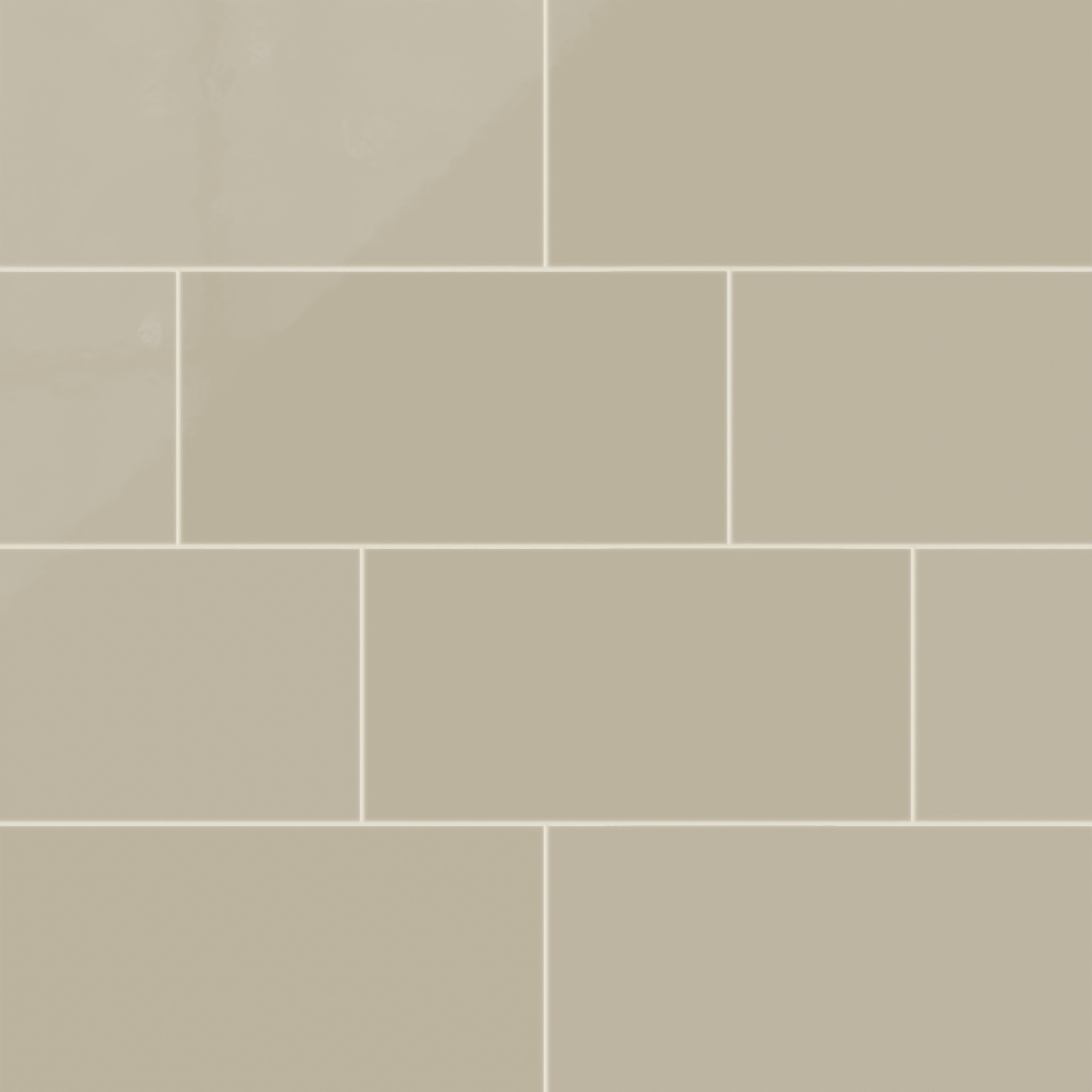 12x24 Natural Press Ceramic Tile in Morel Gloss