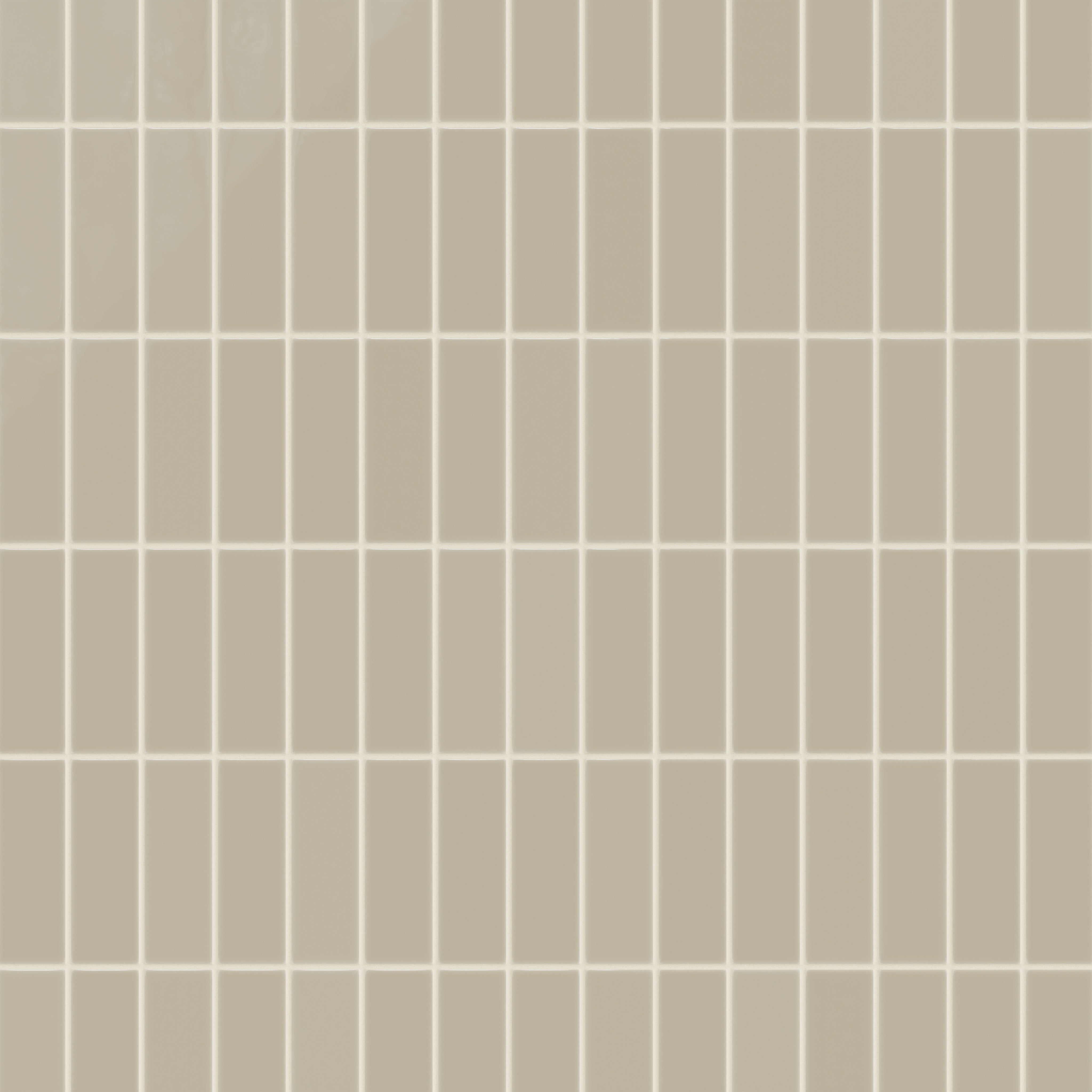 2x6 Natural Press Ceramic Tile in Morel Gloss