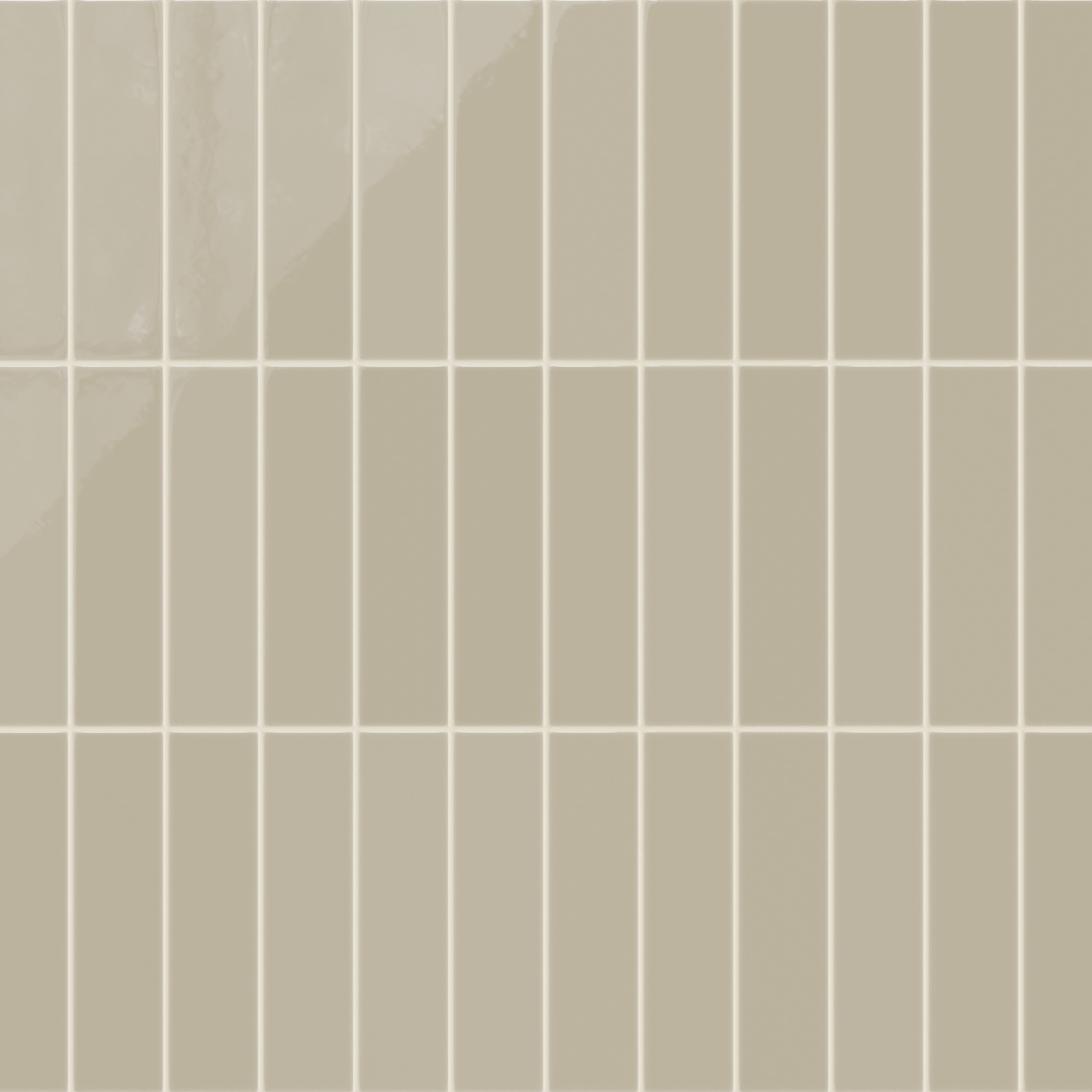 3x12 Natural Press Ceramic Tile in Morel Gloss