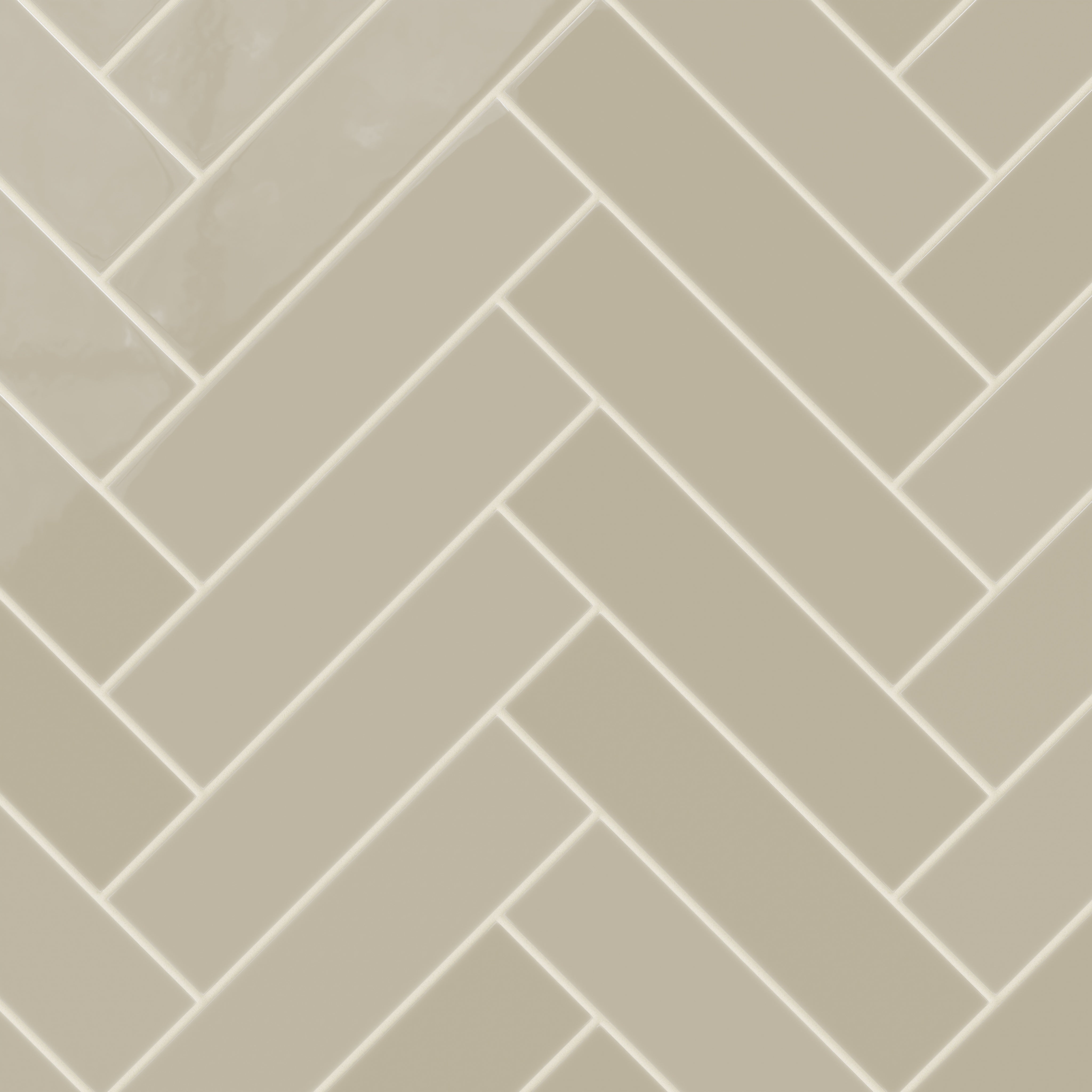 3x12 Natural Press Ceramic Tile in Morel Gloss