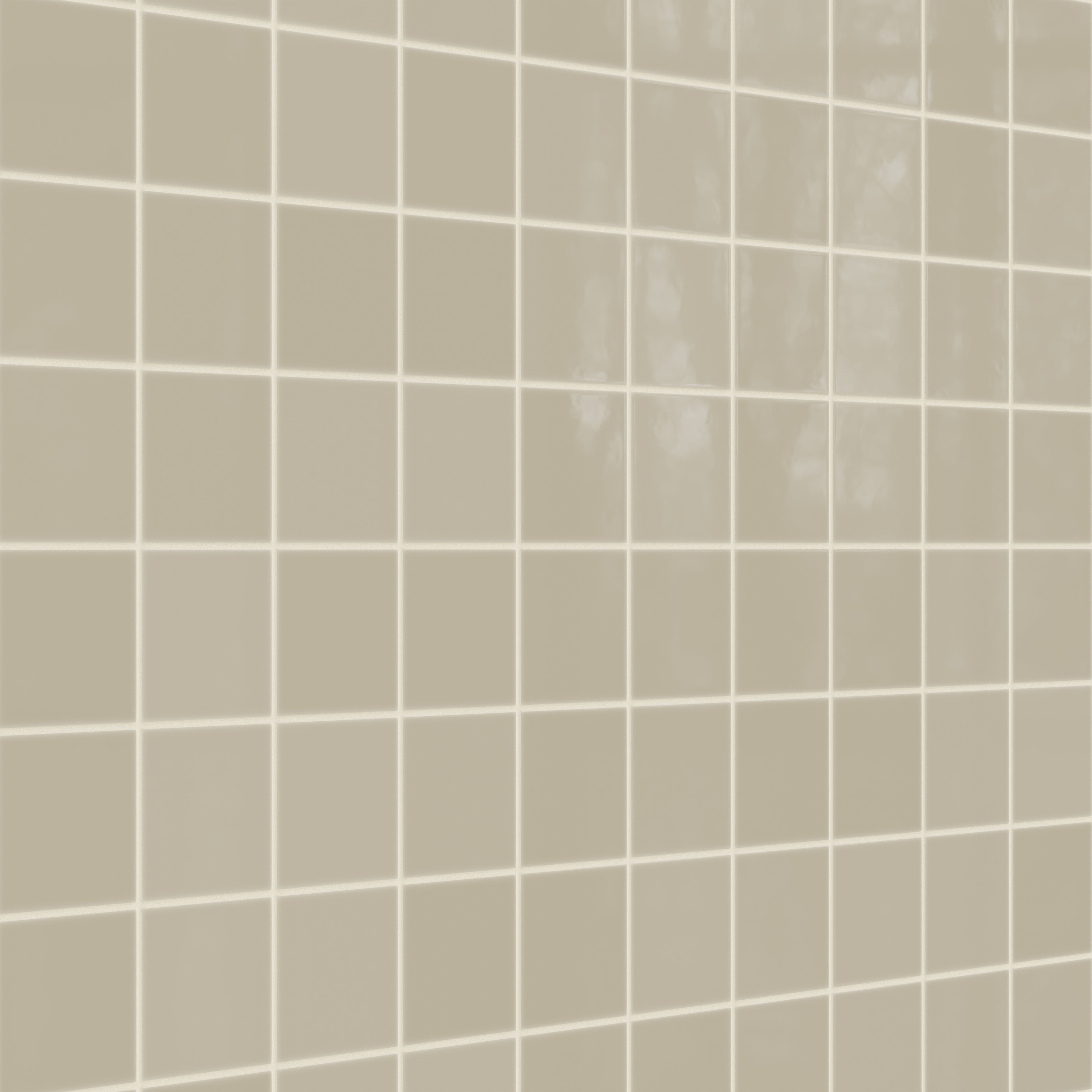 4x4 Natural Press Ceramic Tile in Morel Gloss