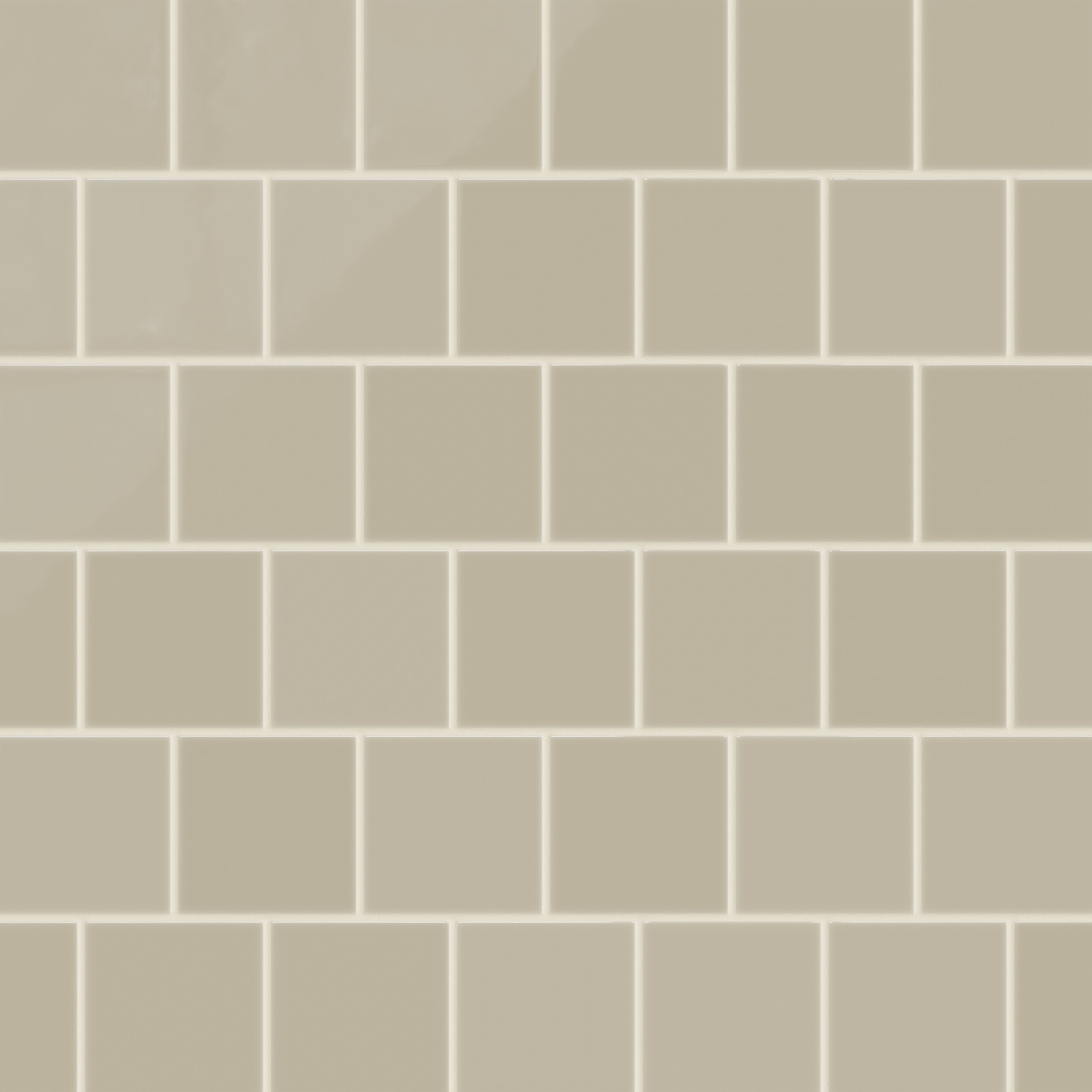 4x4 Natural Press Ceramic Tile in Morel Gloss