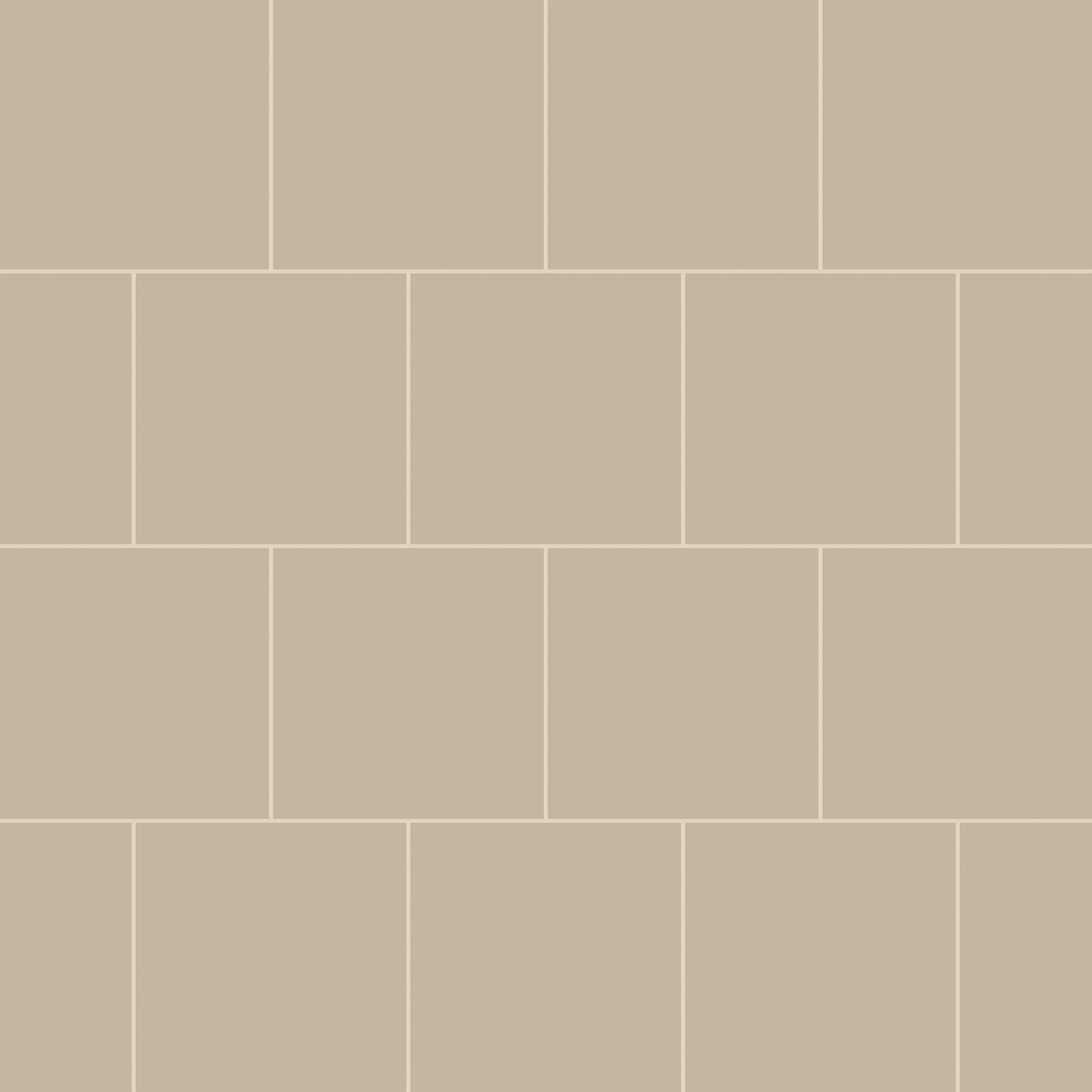 12x12 Natural Press Ceramic Tile in Morel Matte