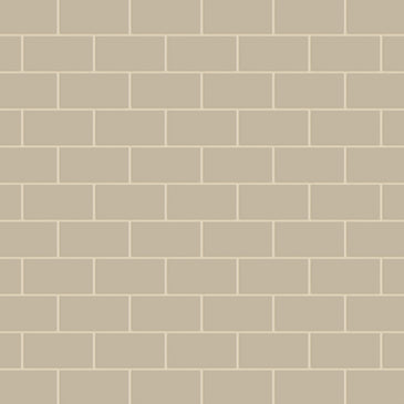 2x4 Half Offset Sheeted Natural Press Ceramic Mosaic Tile in Morel Matte