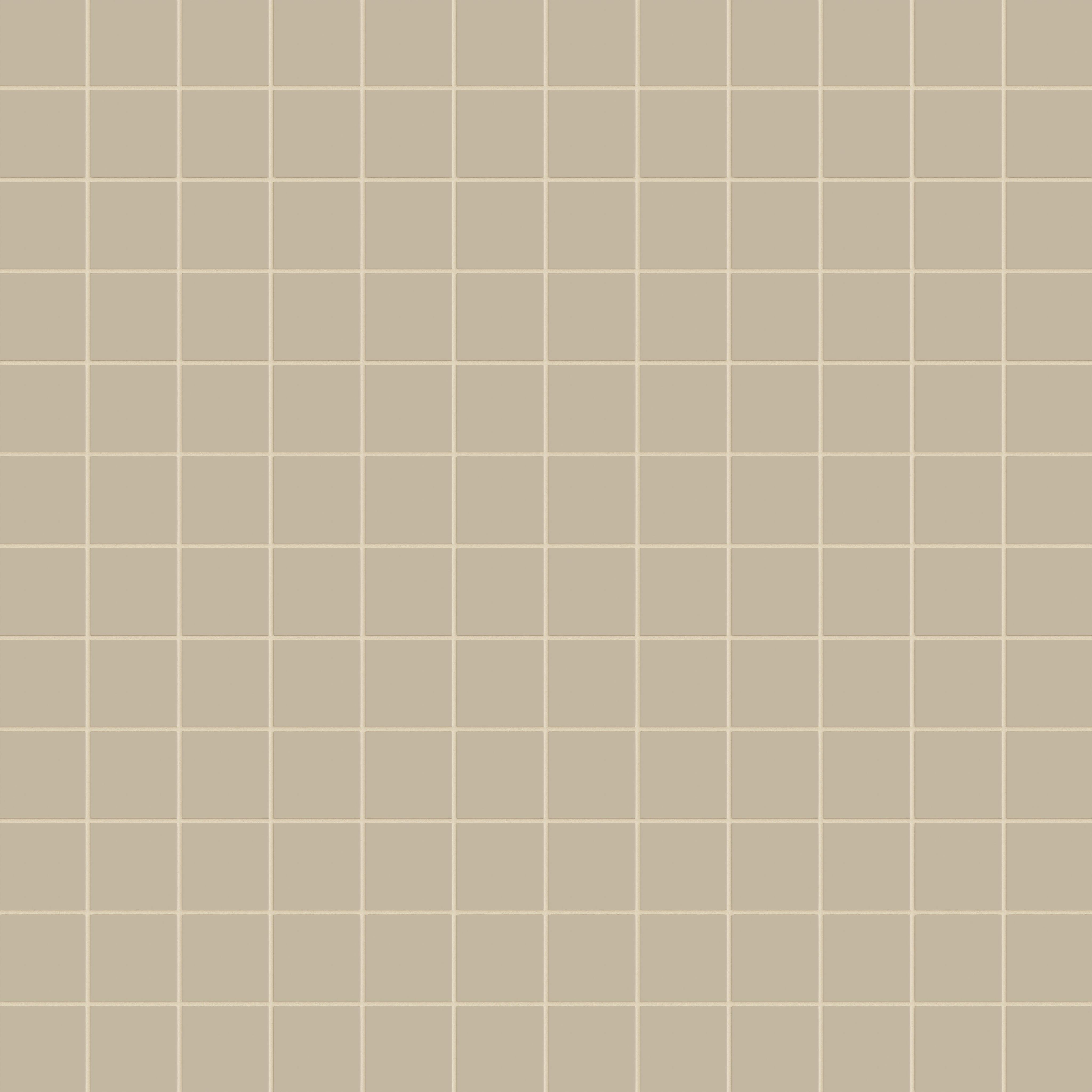 3x3 Straight Set Sheeted Natural Press Ceramic Mosaic Tile in Morel Matte