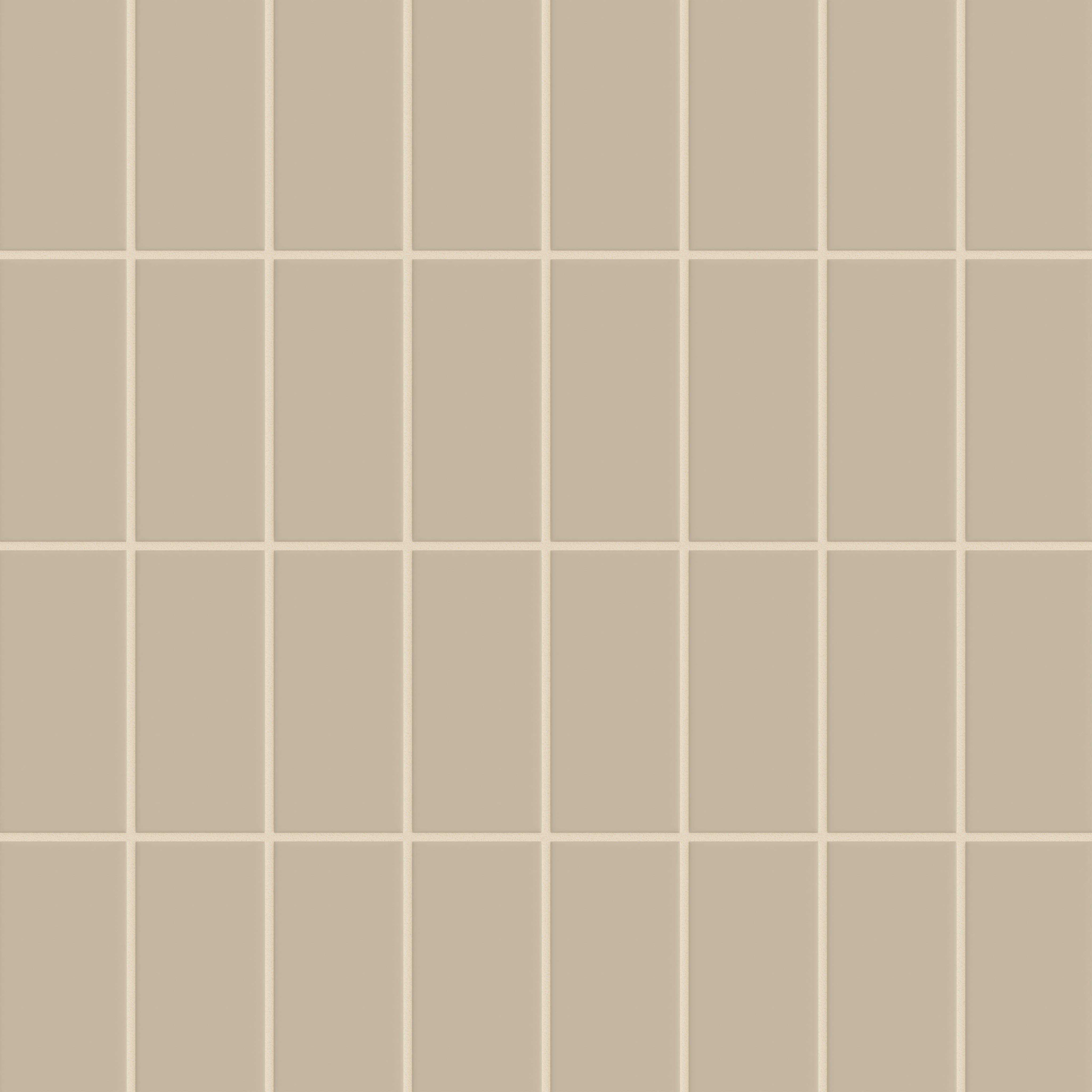 3x6 Natural Press Ceramic Tile in Morel Matte