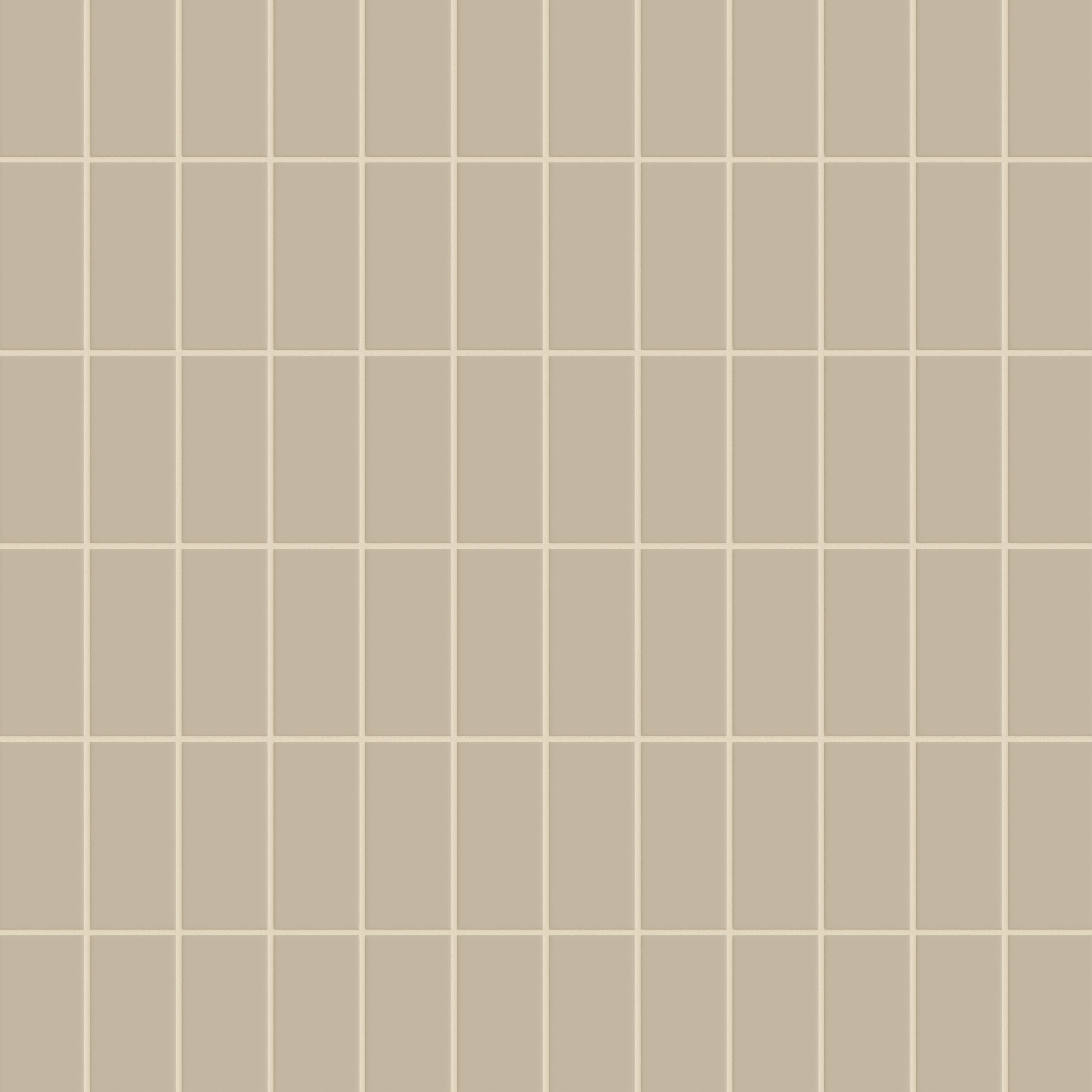 3x6 Natural Press Ceramic Tile in Morel Matte