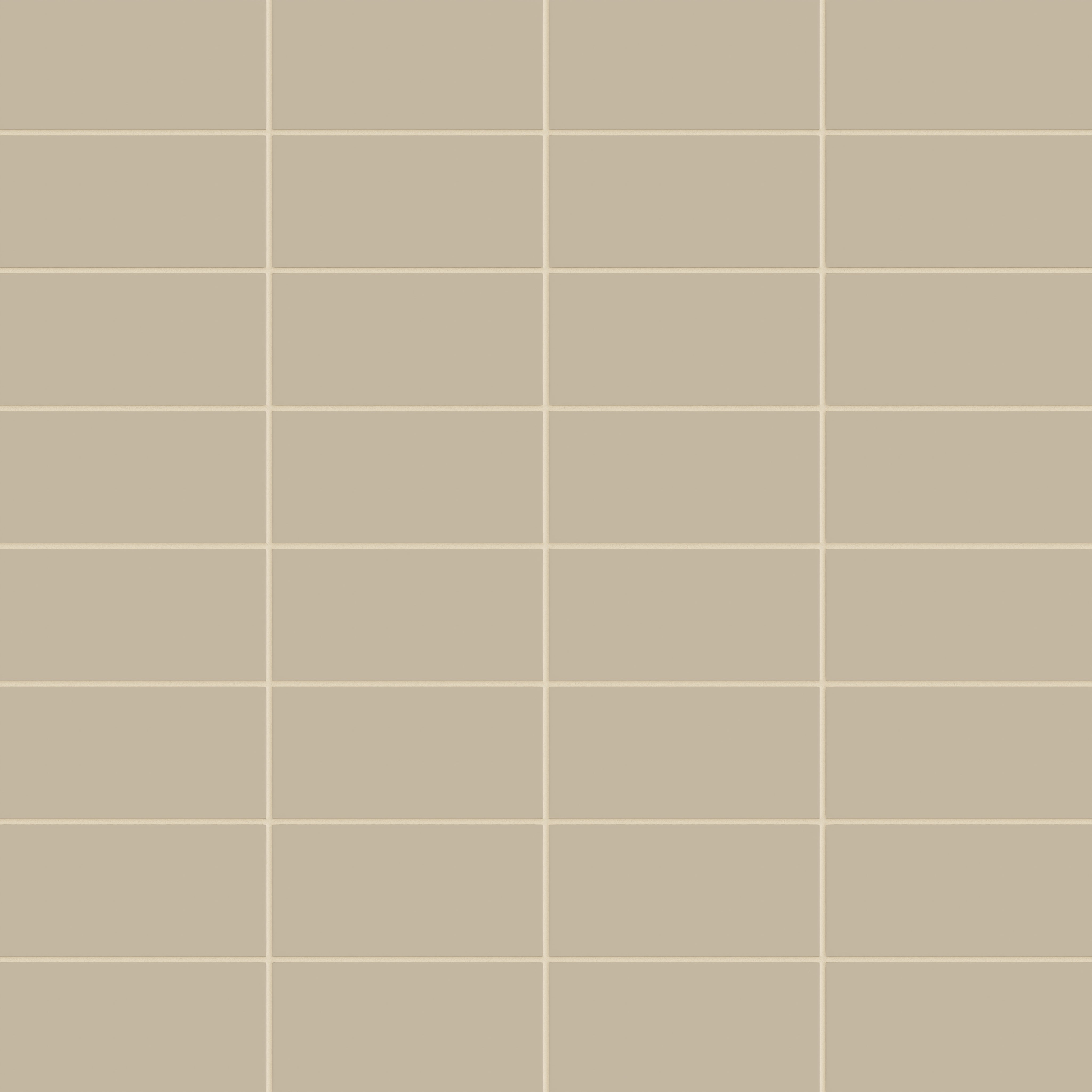 4x8 Natural Press Ceramic Tile in Morel Matte