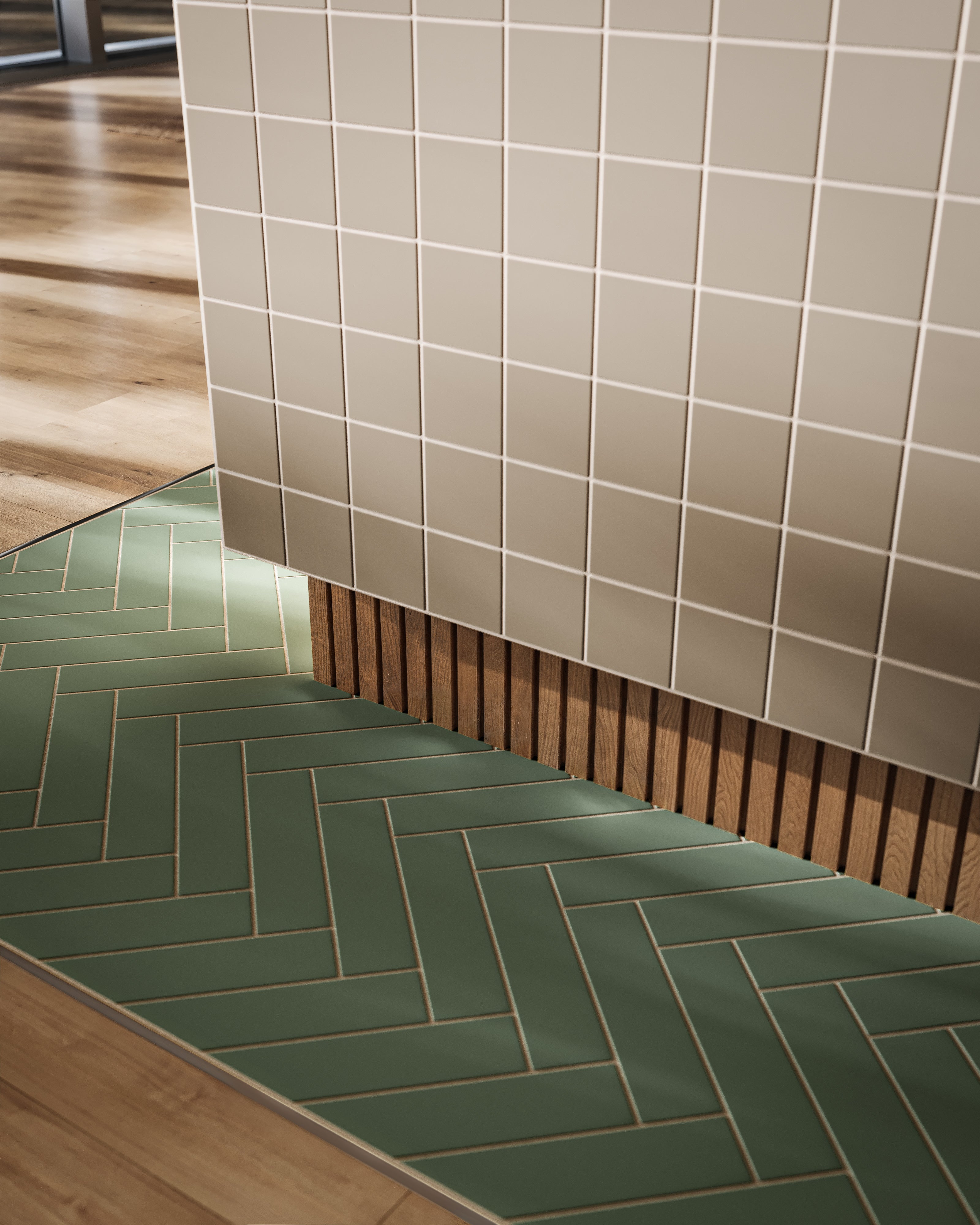 3x12 Natural Press Ceramic Tile in San Juan Matte