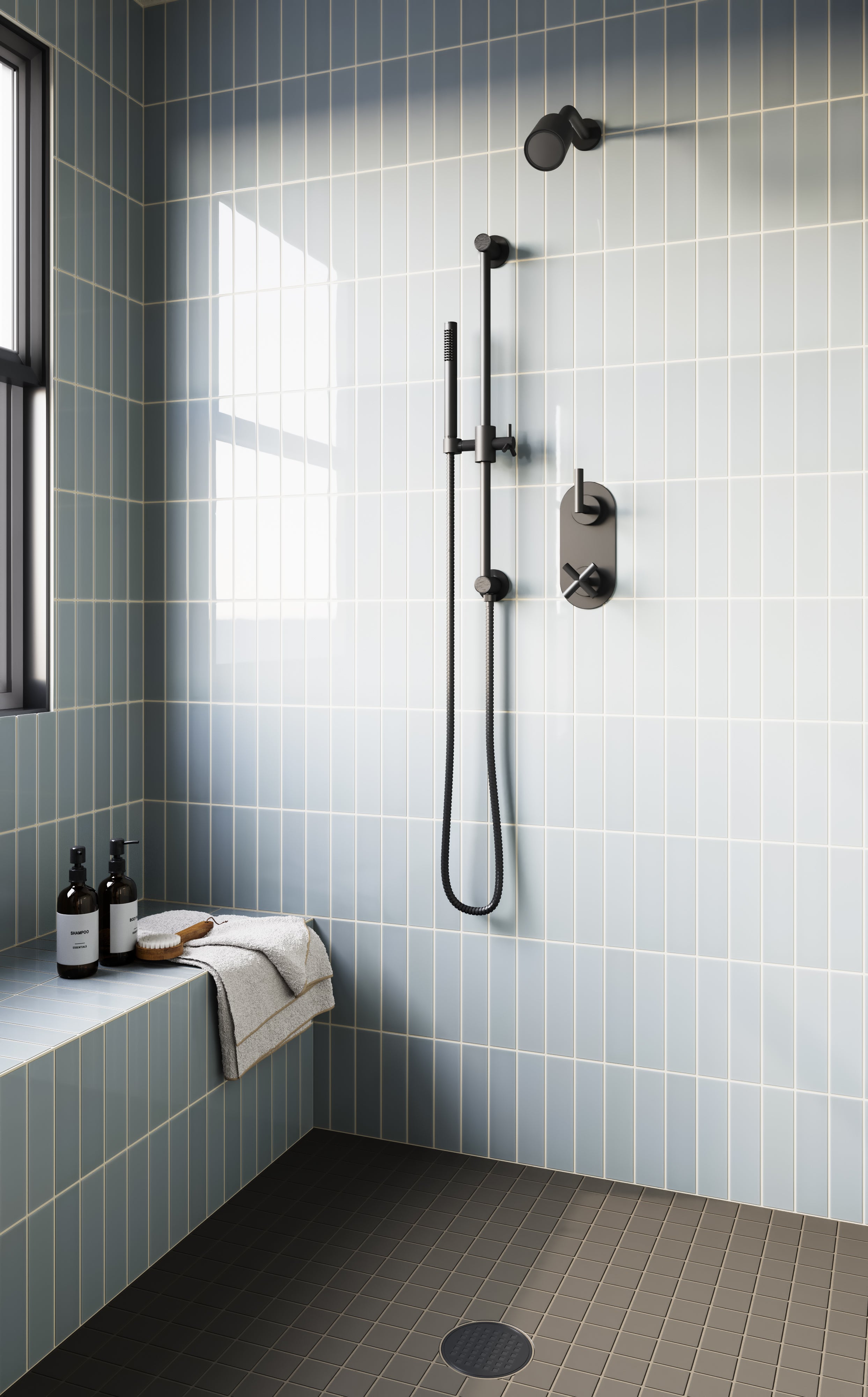 Contour & Foundry 45-Degree 8" Shower Arm with Flange in Oil Rubbed Bronze
