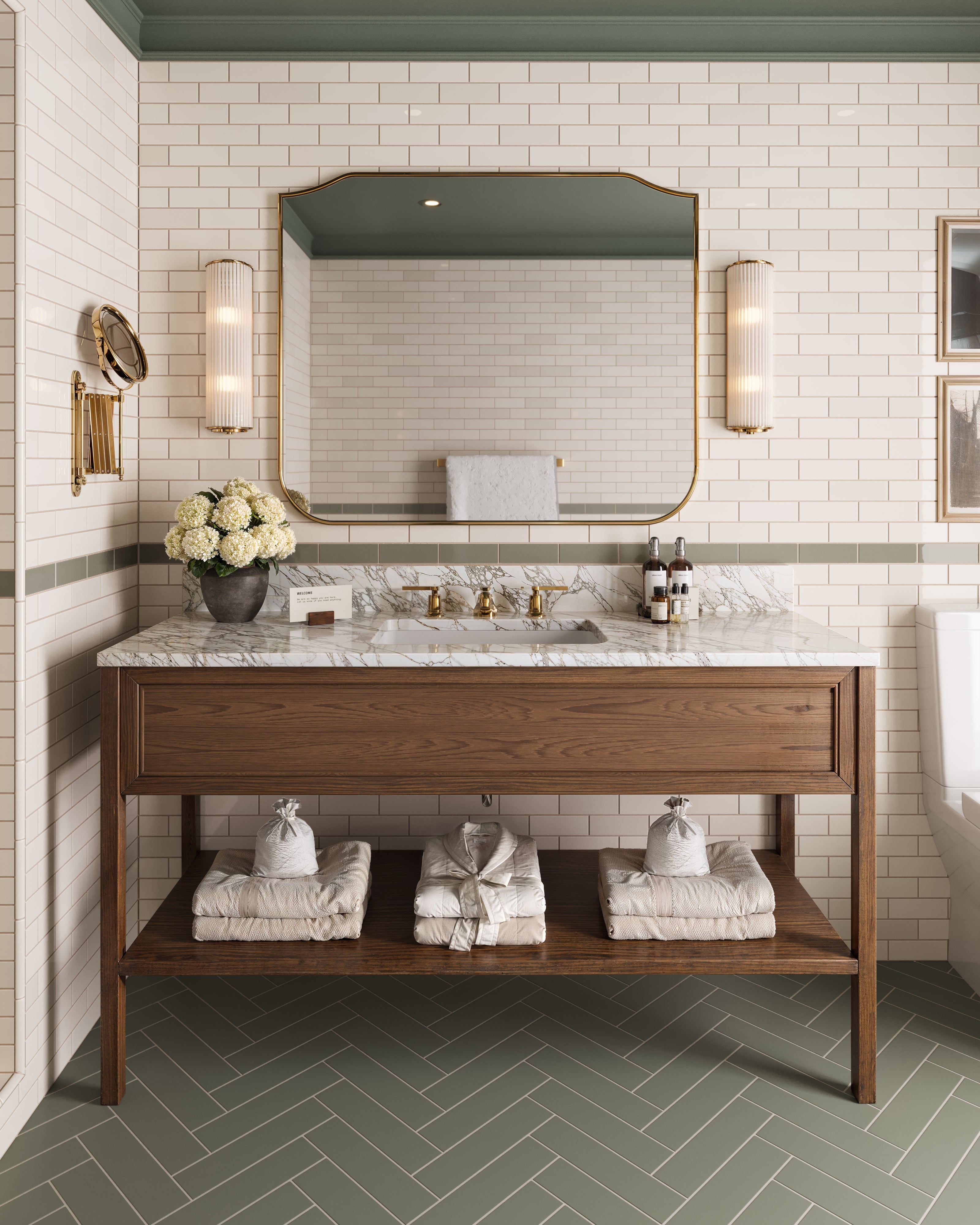 2x6 Natural Press Ceramic Tile in Full Sail Gloss