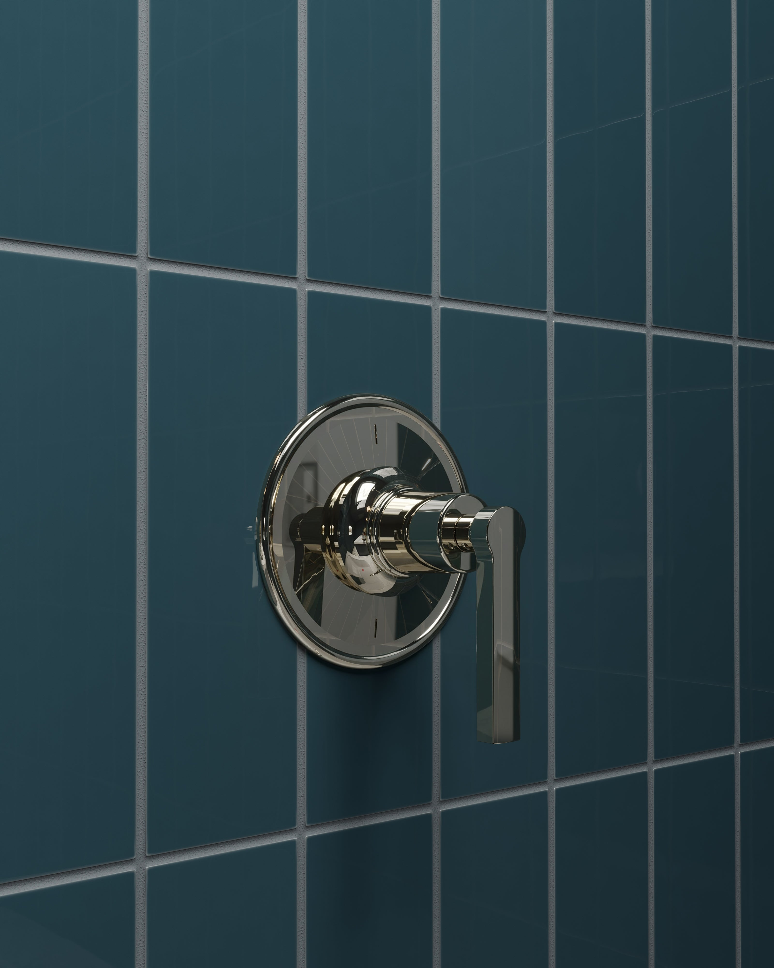 Emerson Pressure Balance Tub/ Shower - Lever Handle in Polished Nickel
