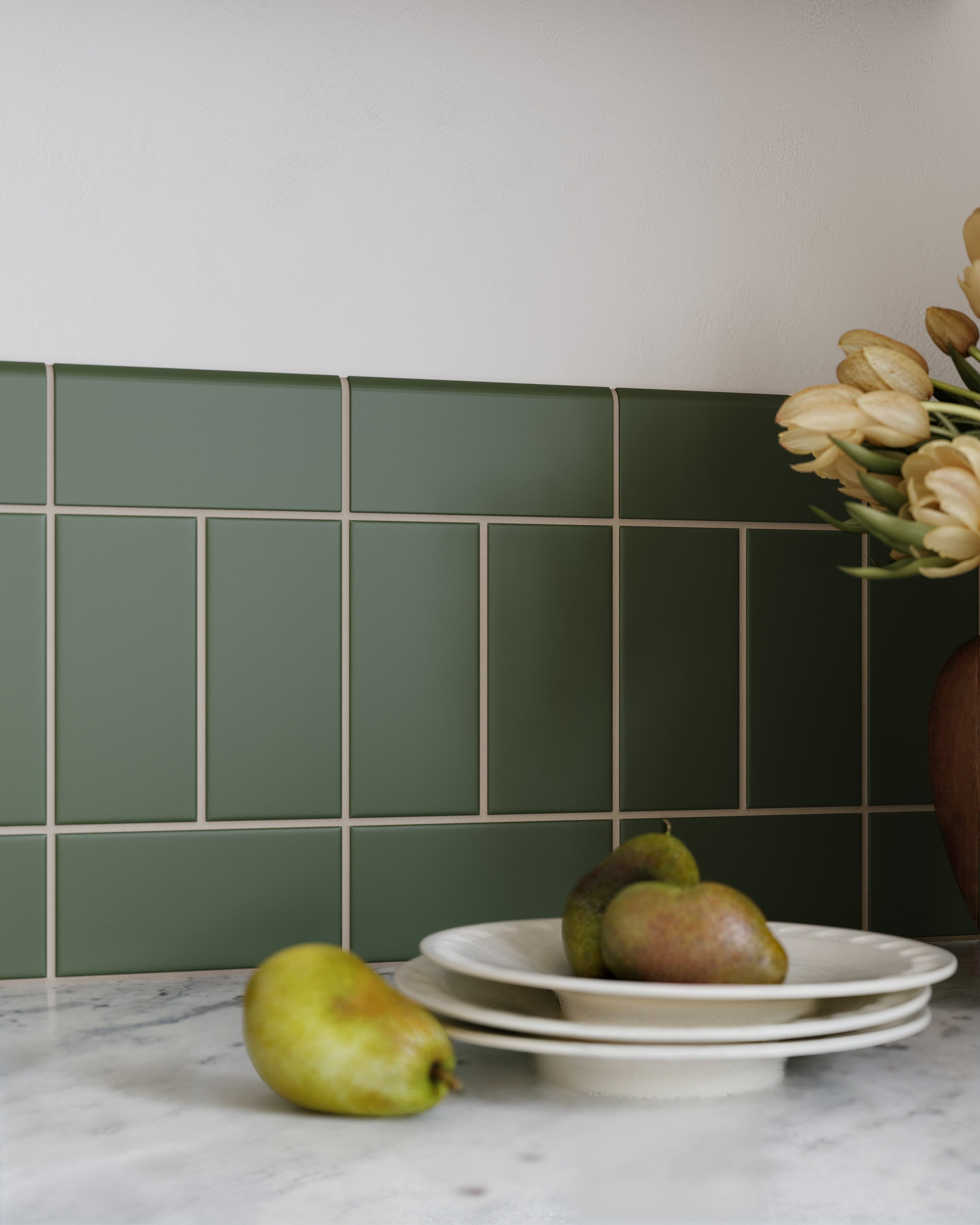 3x6 Natural Press Ceramic Tile in San Juan Matte