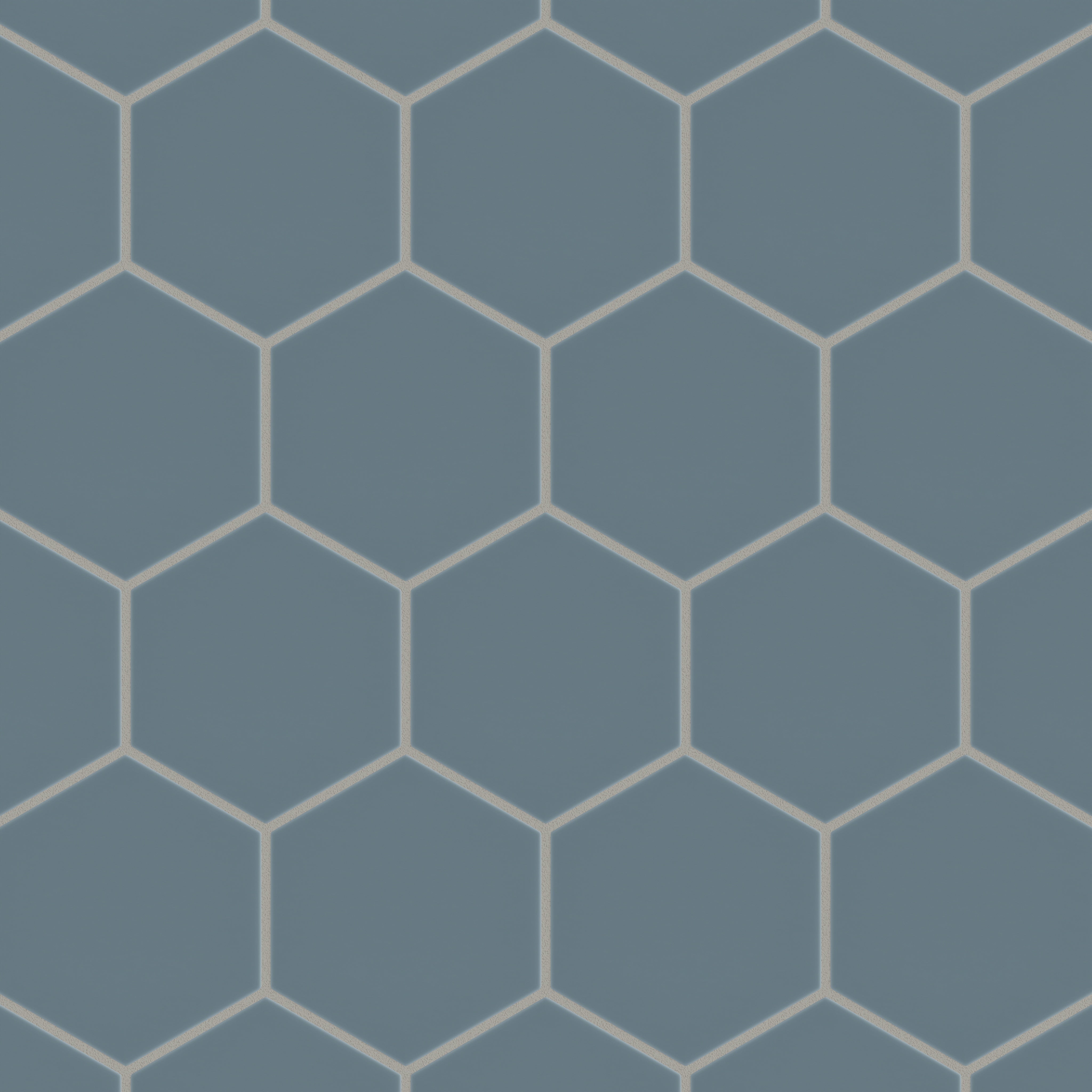 6" Hexagon Original Ceramic Tile in Nautical Matte
