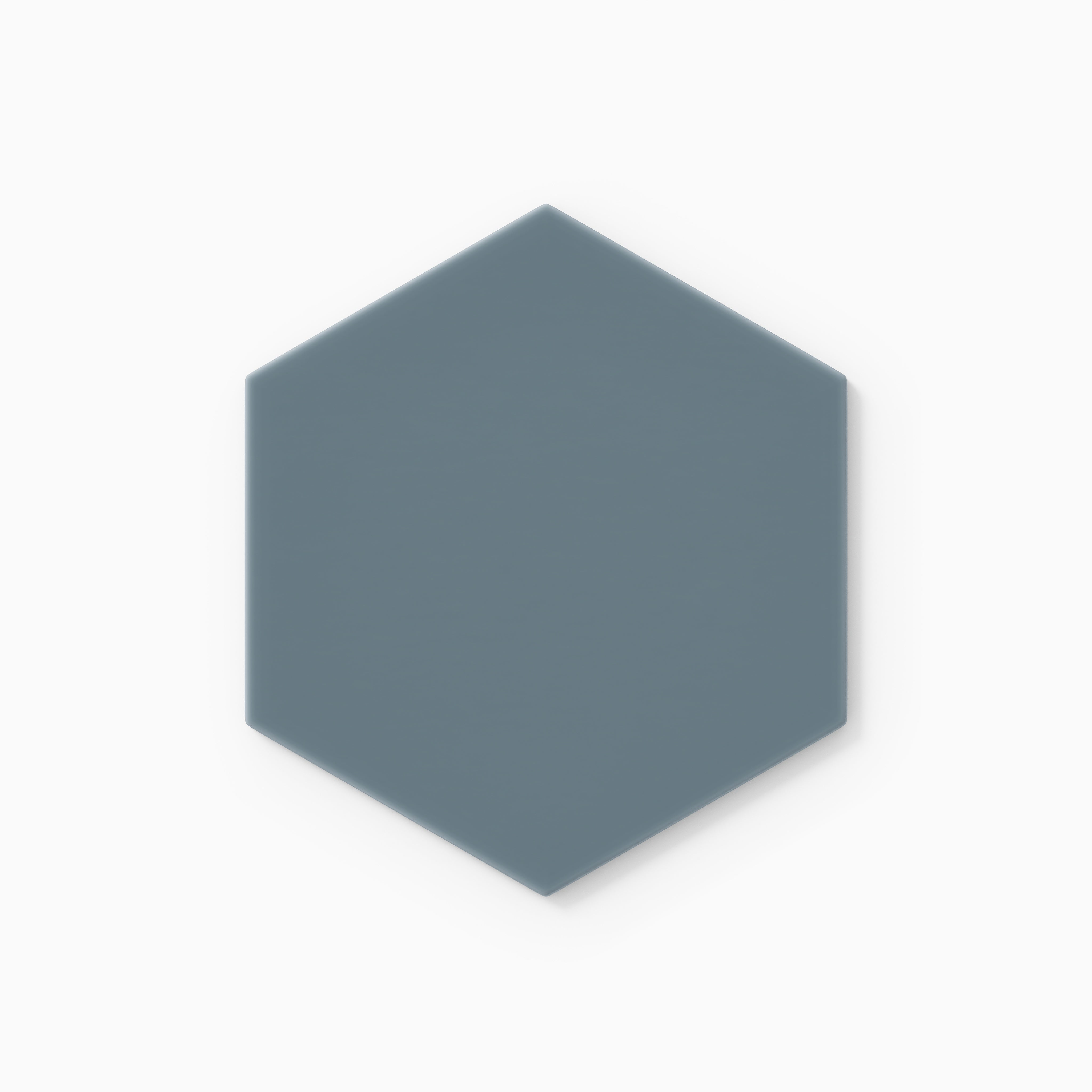 6" Hexagon Original Ceramic Tile in Nautical Matte